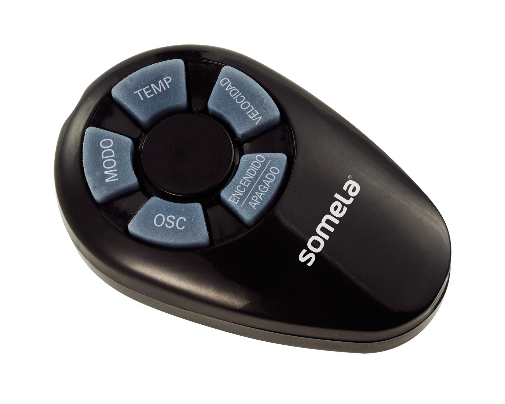 Ventilador pedestal 16'' Wind Breeze 2 en 1 negro Somela-2