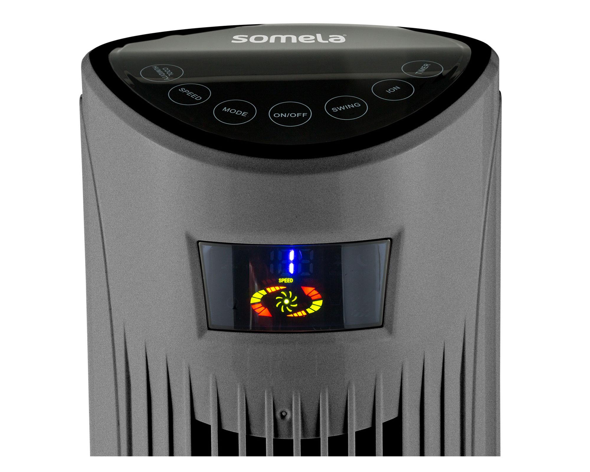 Enfriador de aire 3 litros Air cooler AC2000 sólo frío gris Somela-1