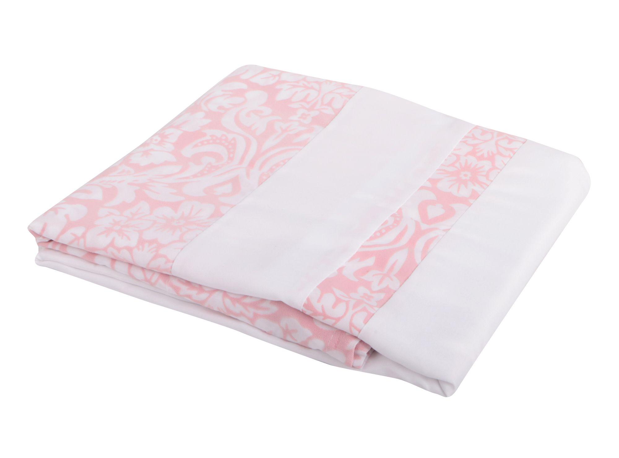 Cortina baño 180x180 cm palo rosa blanco Cotidiana-2