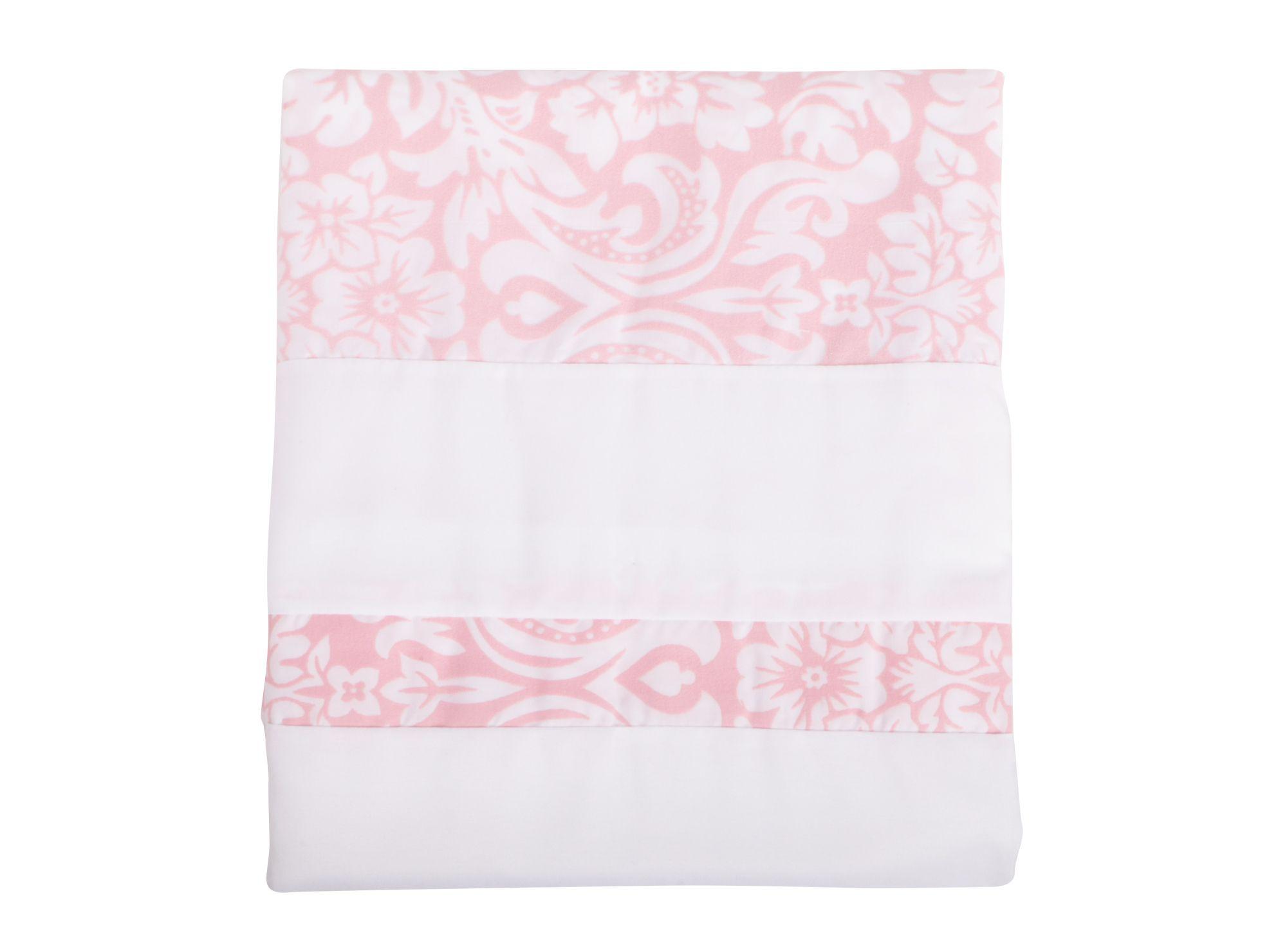 Cortina baño 180x180 cm palo rosa blanco Cotidiana-1