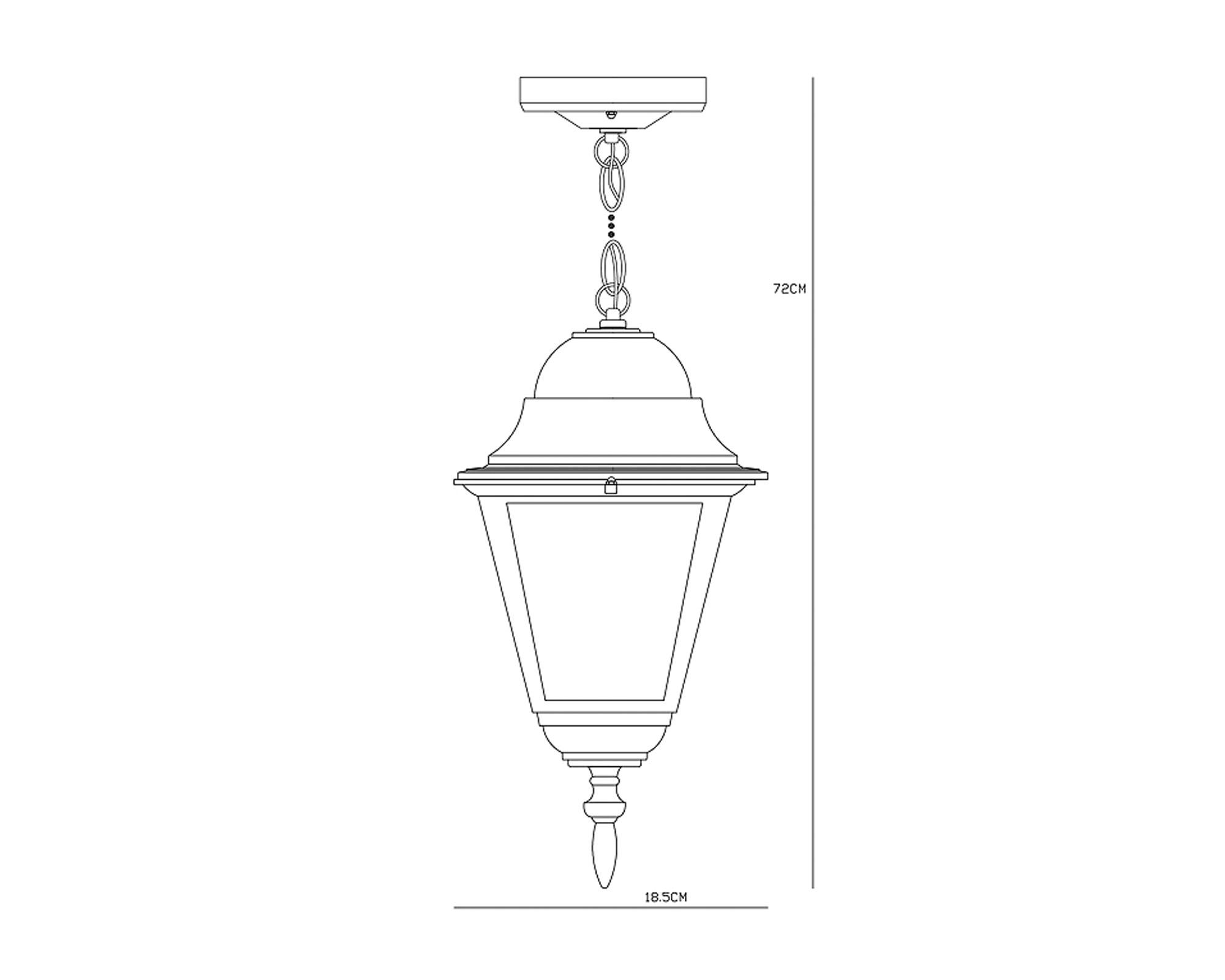 Farol Colgante Cuadrado Negro 40033 Xuma-4