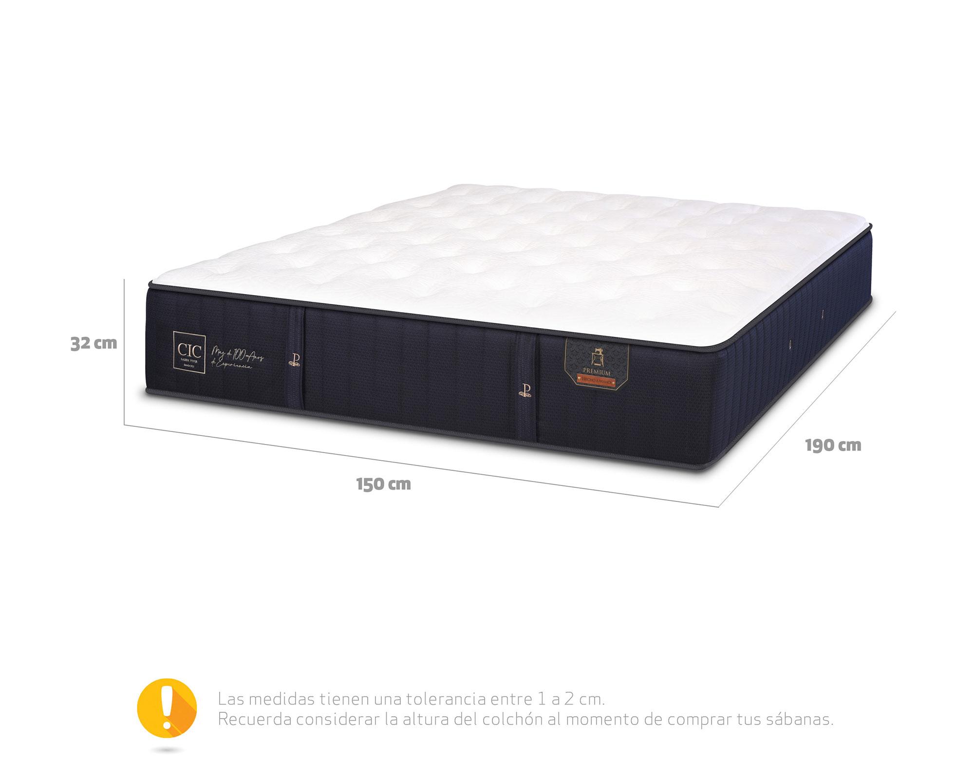 Colchón 2 plazas Premium Cic-4