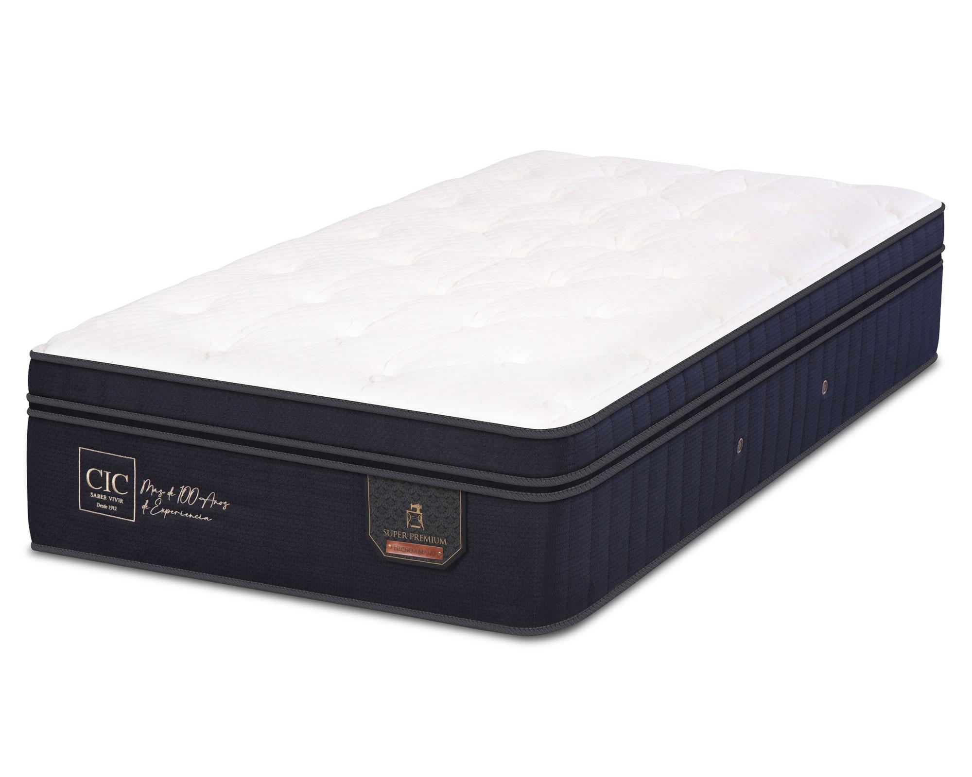 Colchón 1.5 plazas x 190 cm Súper premium Cic-1