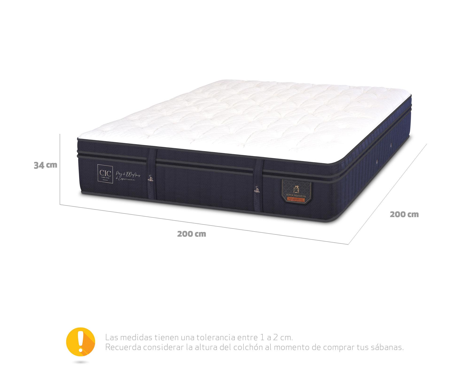 Colchón súper king Súper premium Cic-3