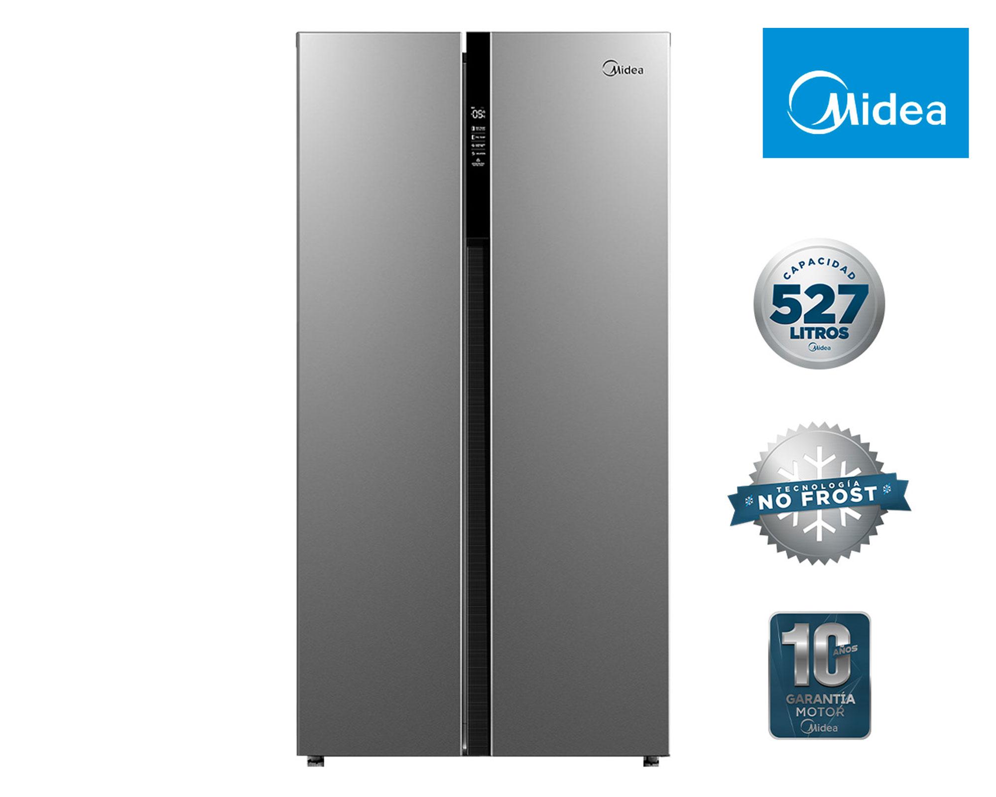 Side by Side no frost 527 litros MRSBS-5300 inox Midea-8