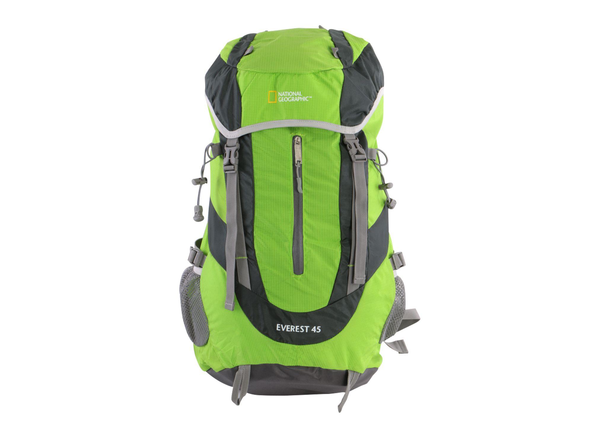 Mochila camping 45 litros Everest verde National Geographic-0