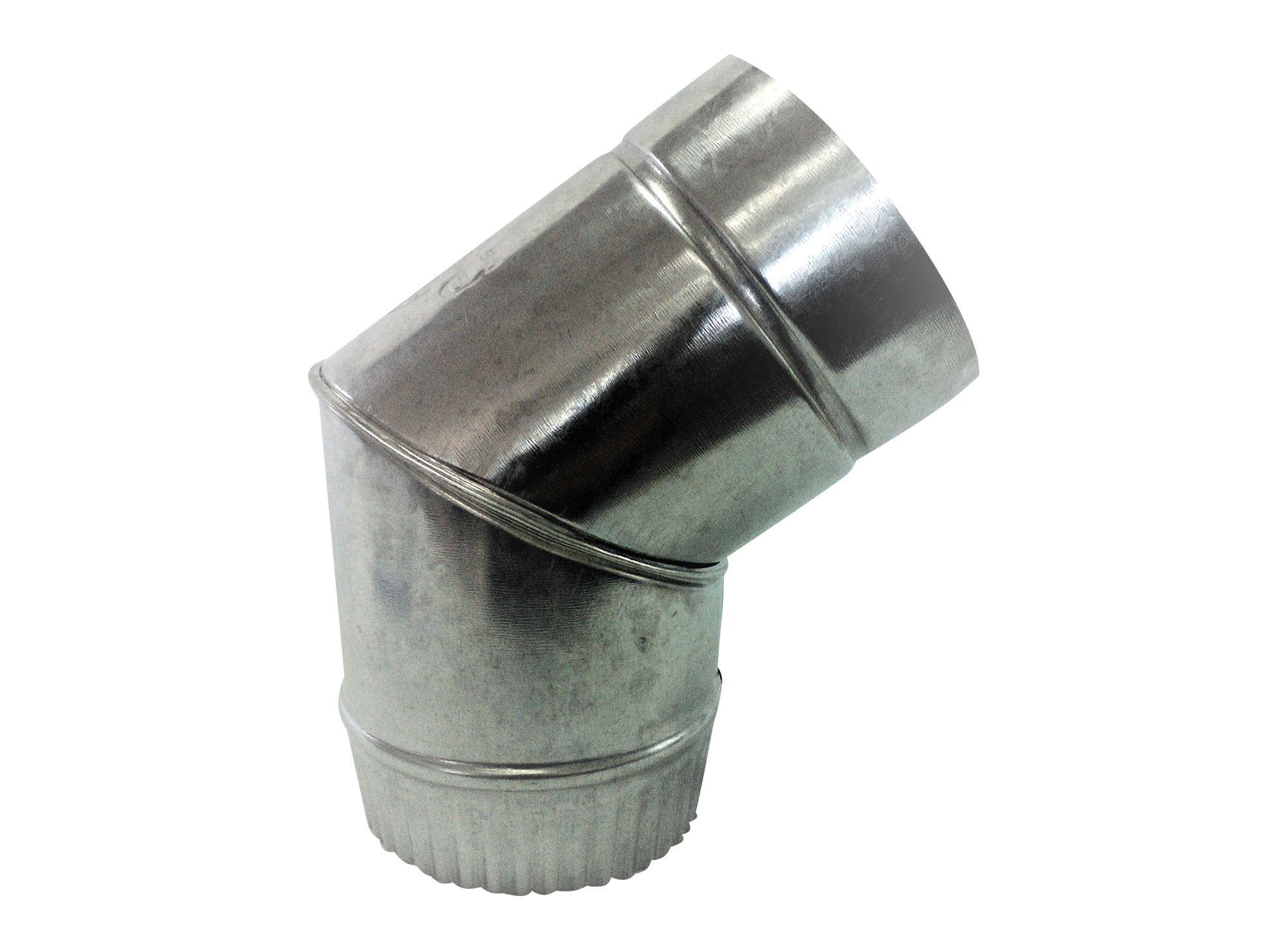 Codo galvanizado 5'' espesor 0,35 mm Aceros de la Rivera-1