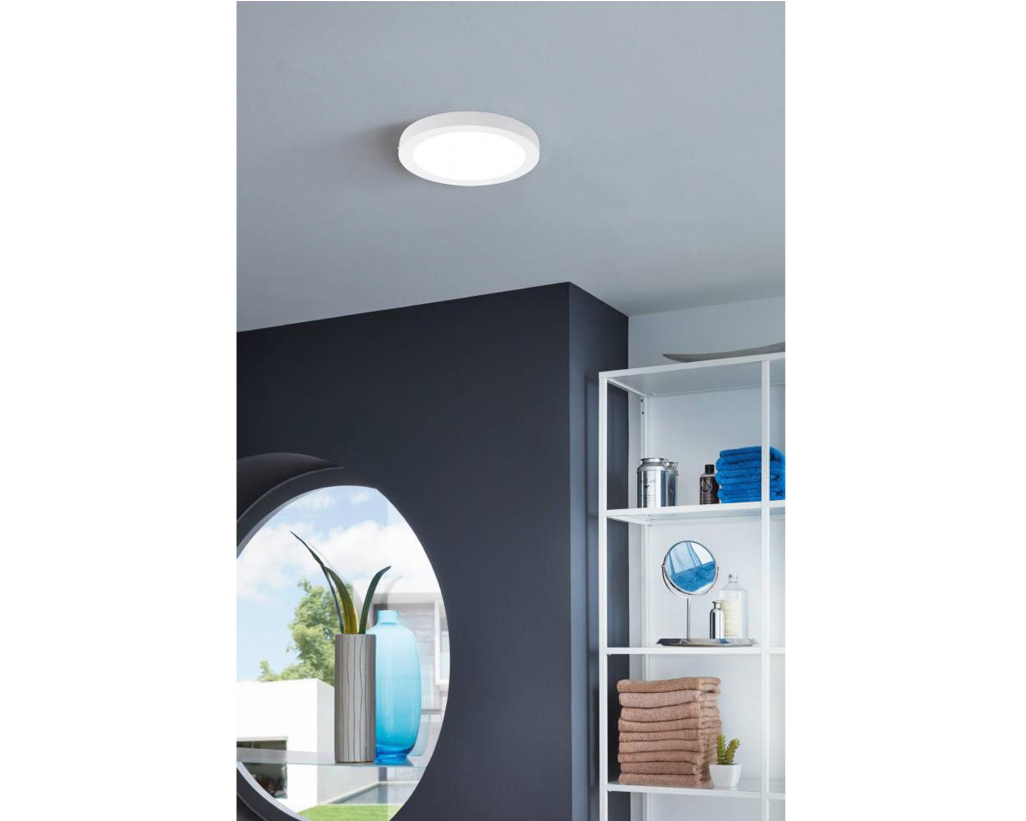 Foco LED sobrepuesto 1L Fueva 1 blanco Eglo-1