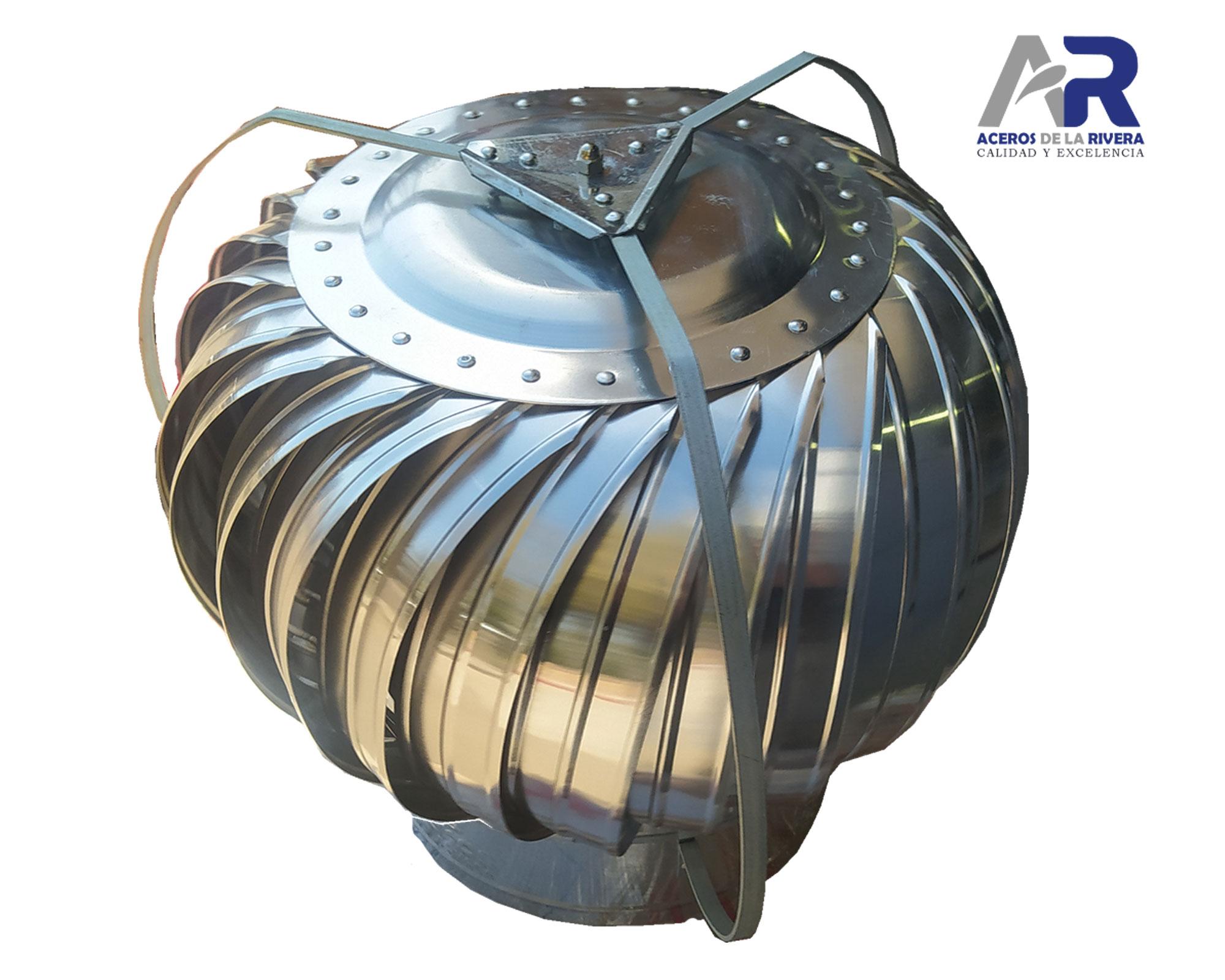 Extractor eólico 8'' aluminio Aceros de la Rivera.-1