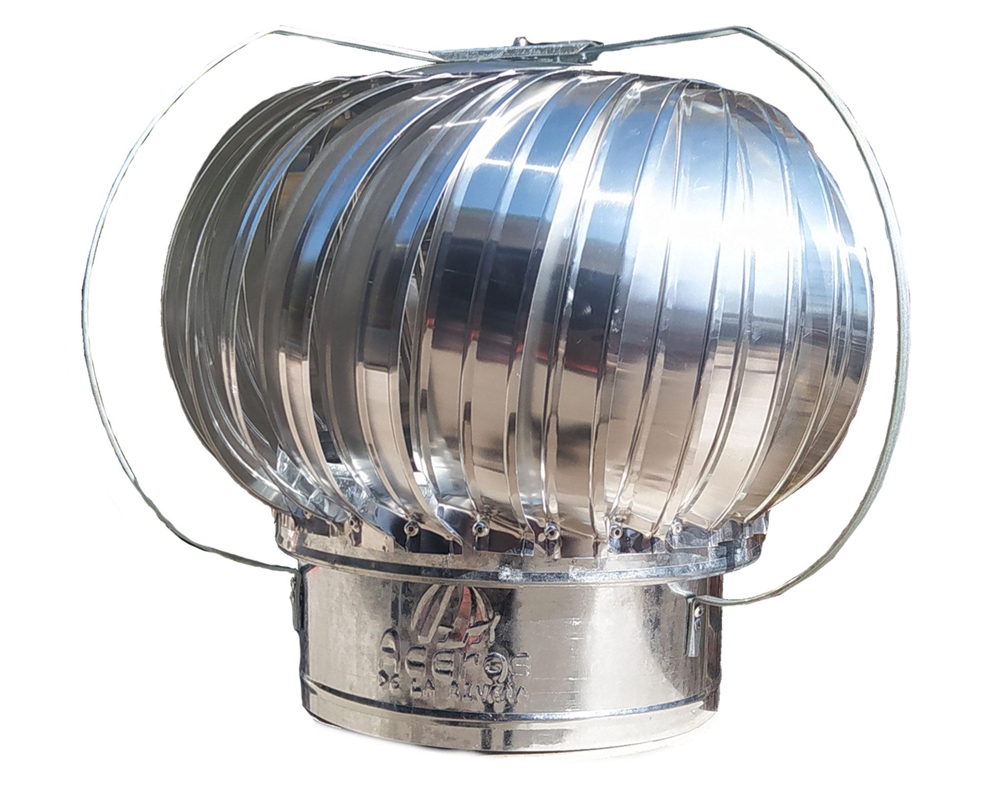 Extractor eólico 8'' aluminio Aceros de la Rivera.-0