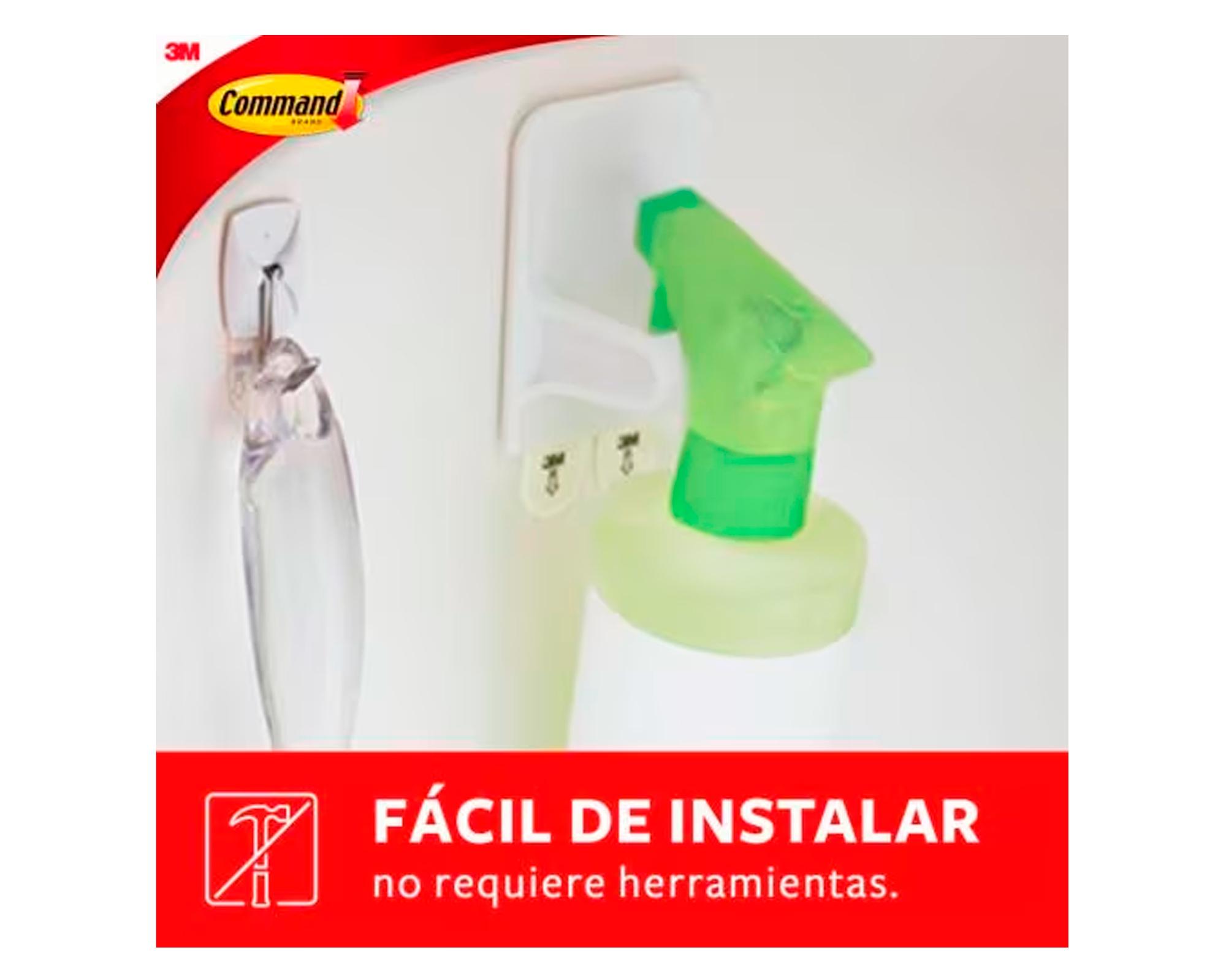 Pack de 2 ganchos porta botella blanco Command-3
