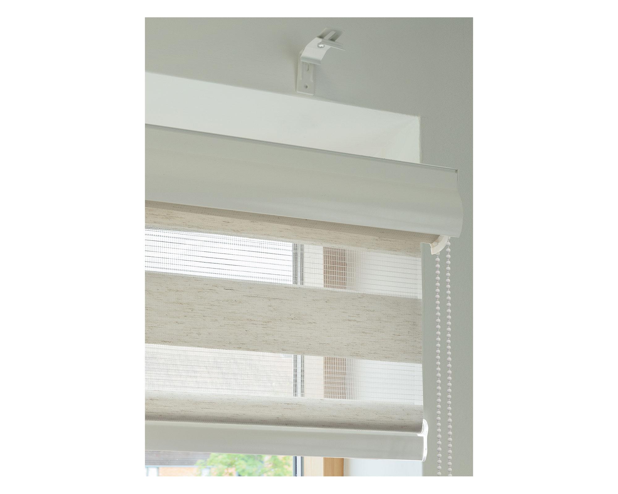 Cortina roller zebra 120x165 cm textura beige Cotidiana-6