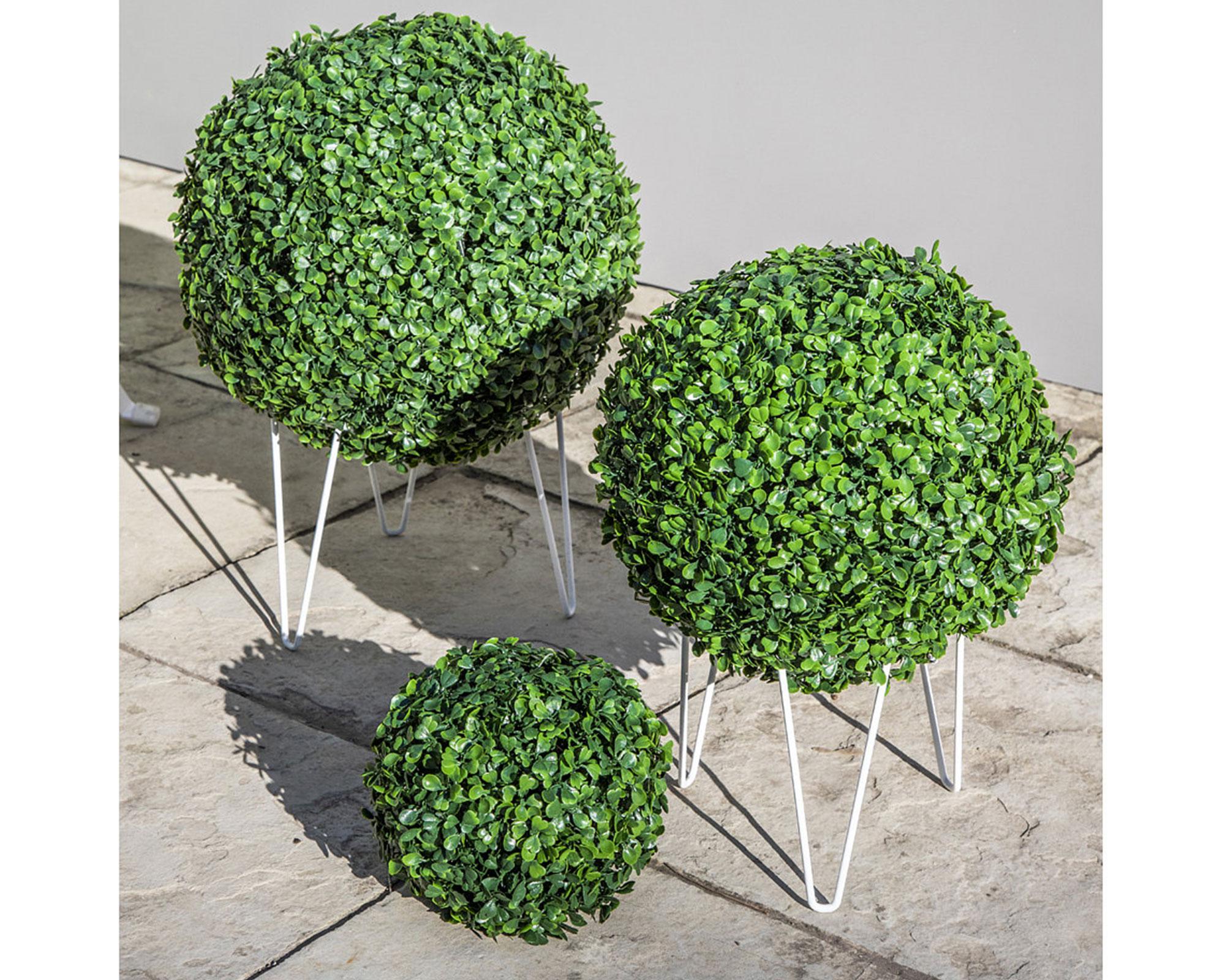 Césped artificial 25 cm Bola verde Outzen-2