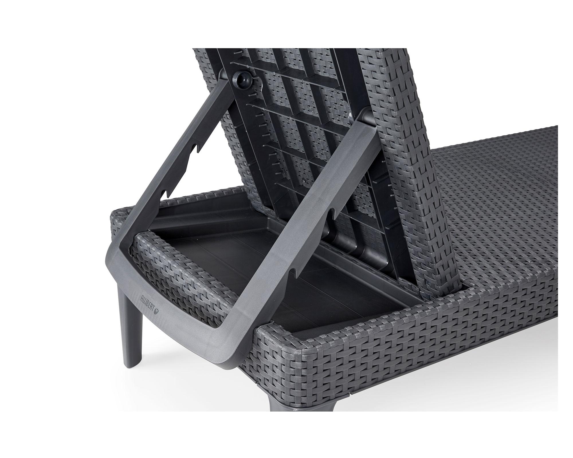 Reposera Jaipur gris oscuro Keter-9