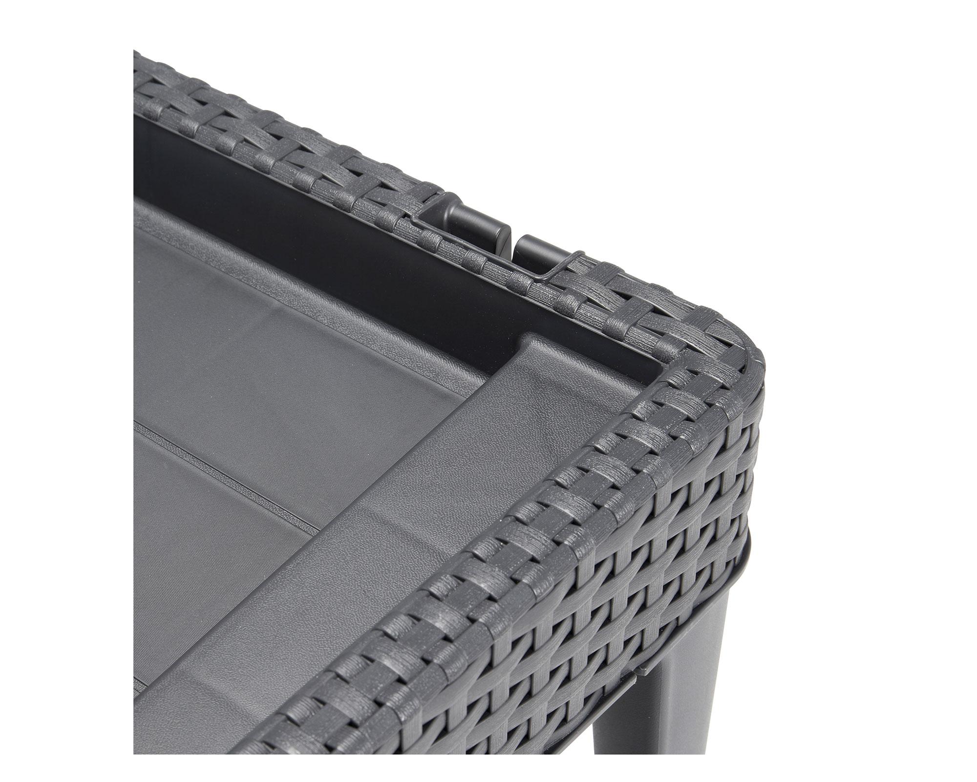 Reposera Jaipur gris oscuro Keter-4