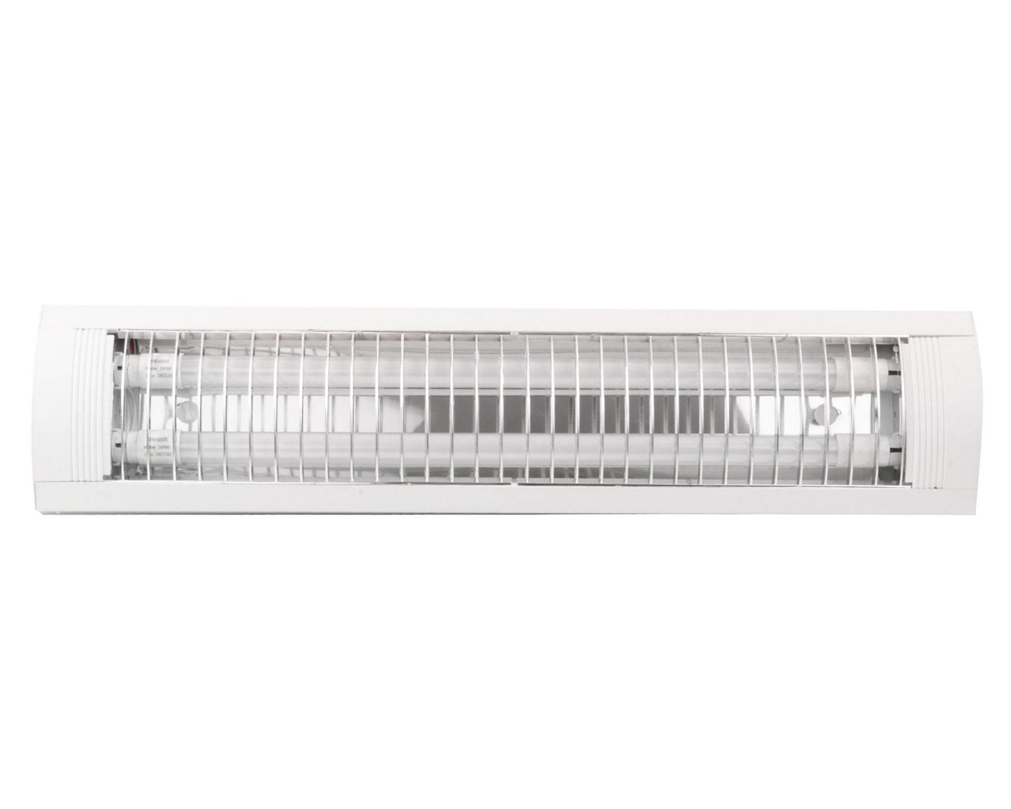 Canoa LED 2L 2 tubos LED blanco ByP-1