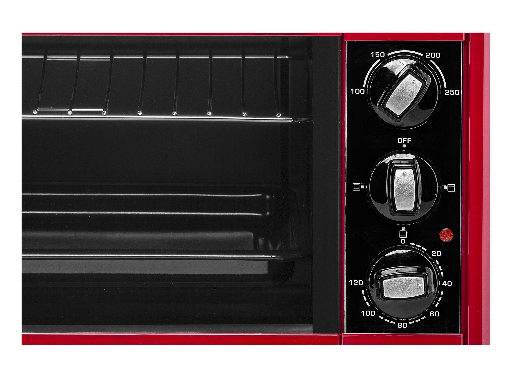 Horno eléctrico 16 litros Berryoven TO1602 rojo Somela-2