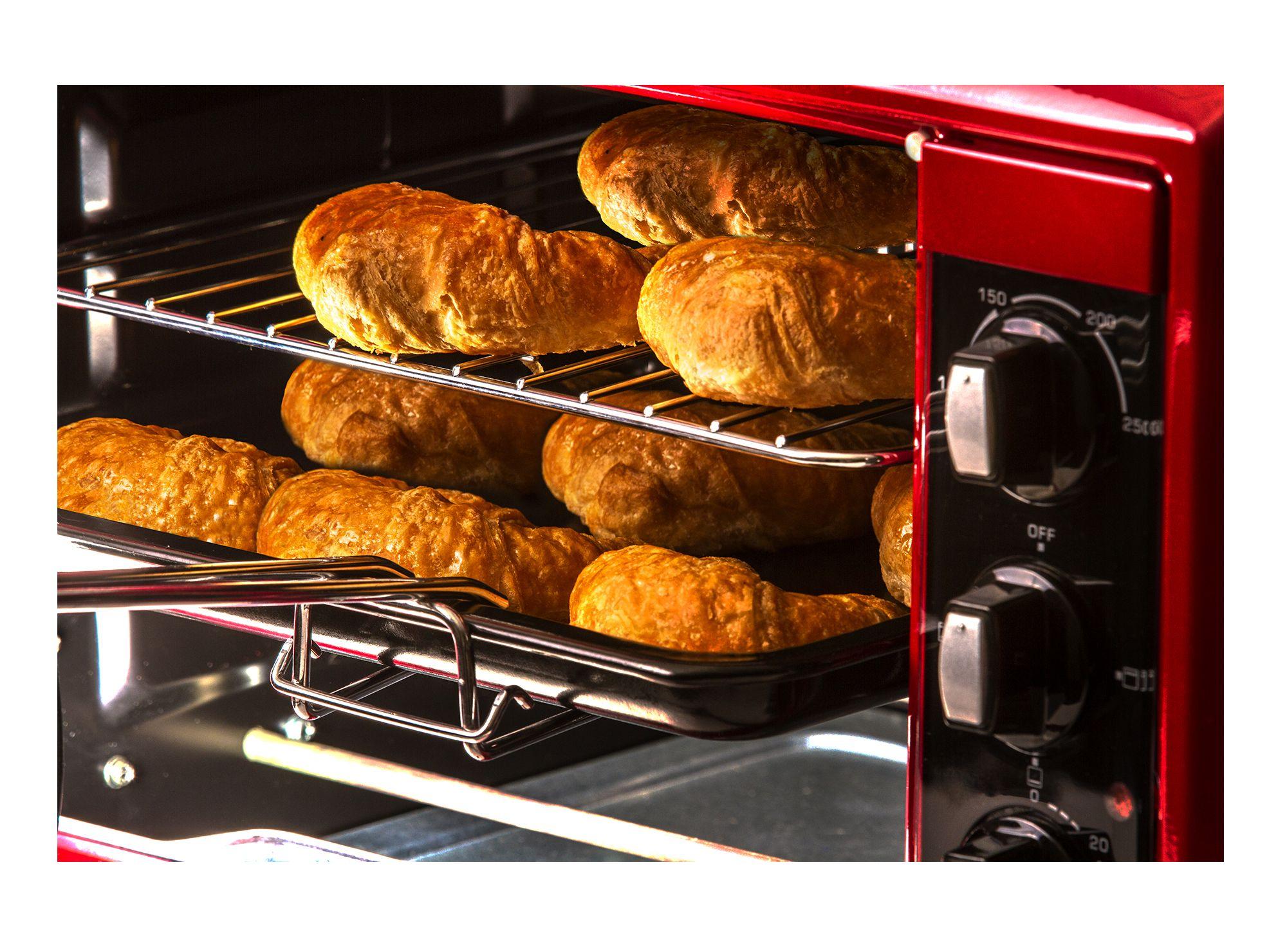 Horno eléctrico 16 litros Berryoven TO1602 rojo Somela-8