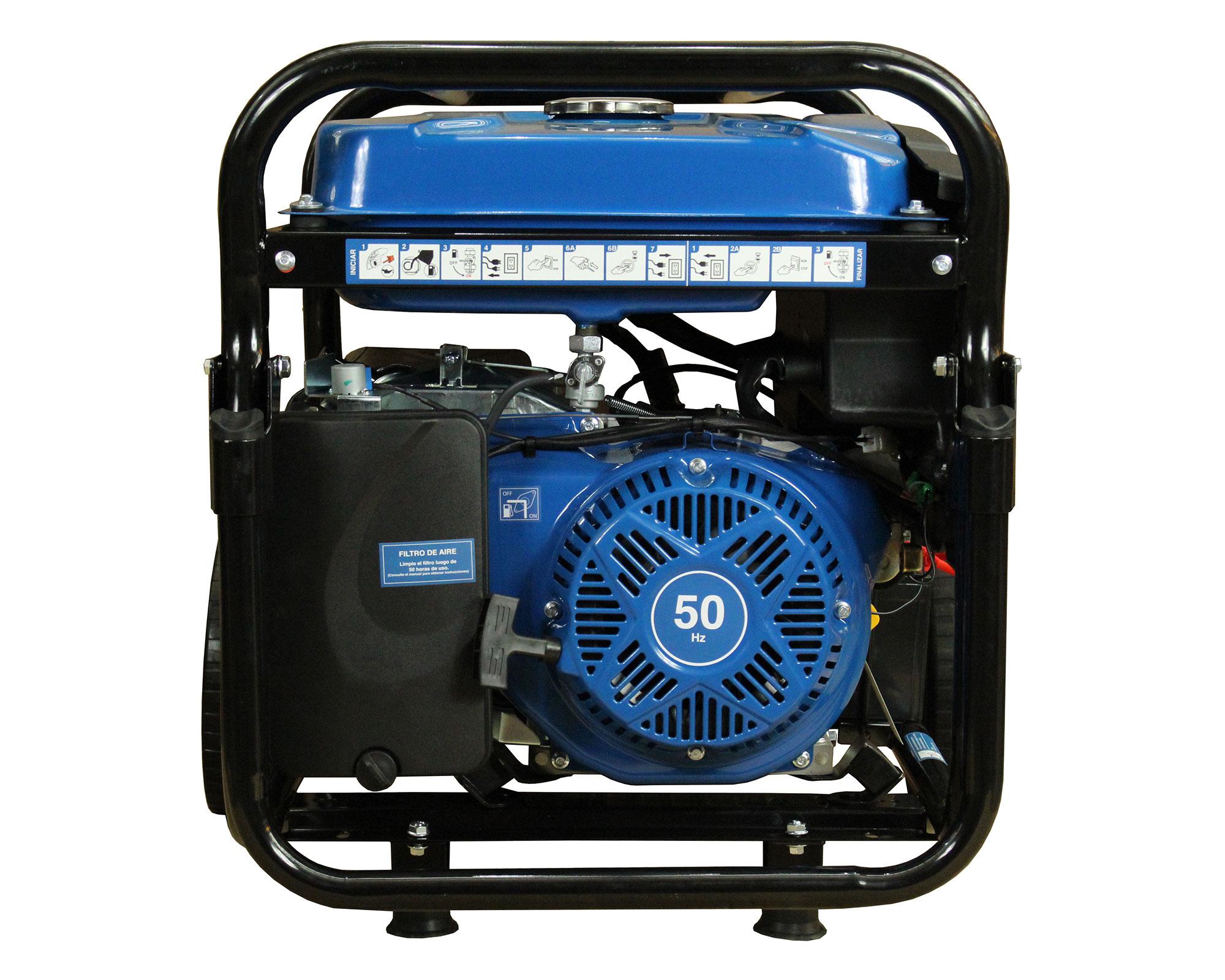 Generador eléctrico/manual gasolina 5000W 25lt 82HYG7750E Hyundai-3