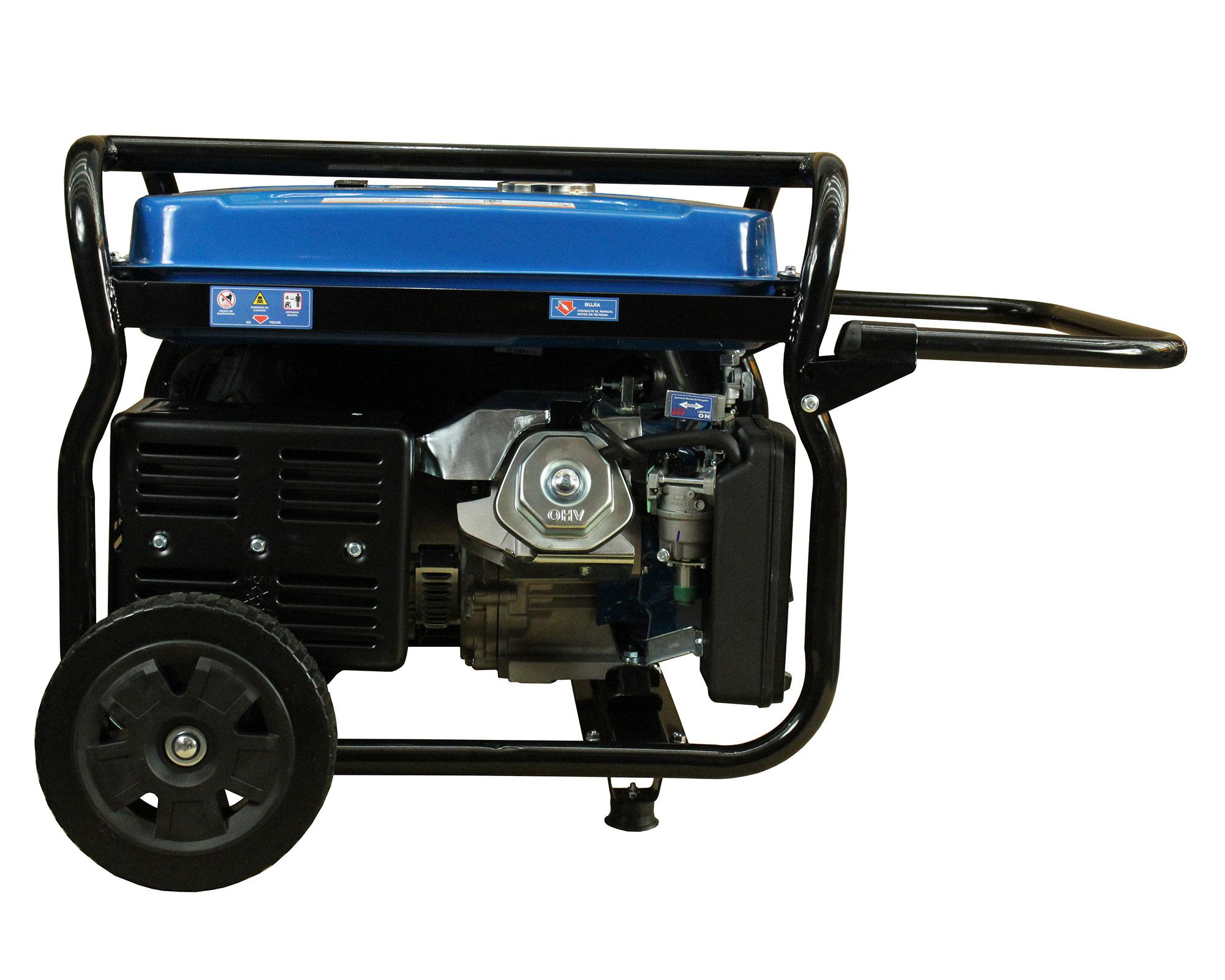 Generador eléctrico/manual gasolina 5000W 25lt 82HYG7750E Hyundai-4