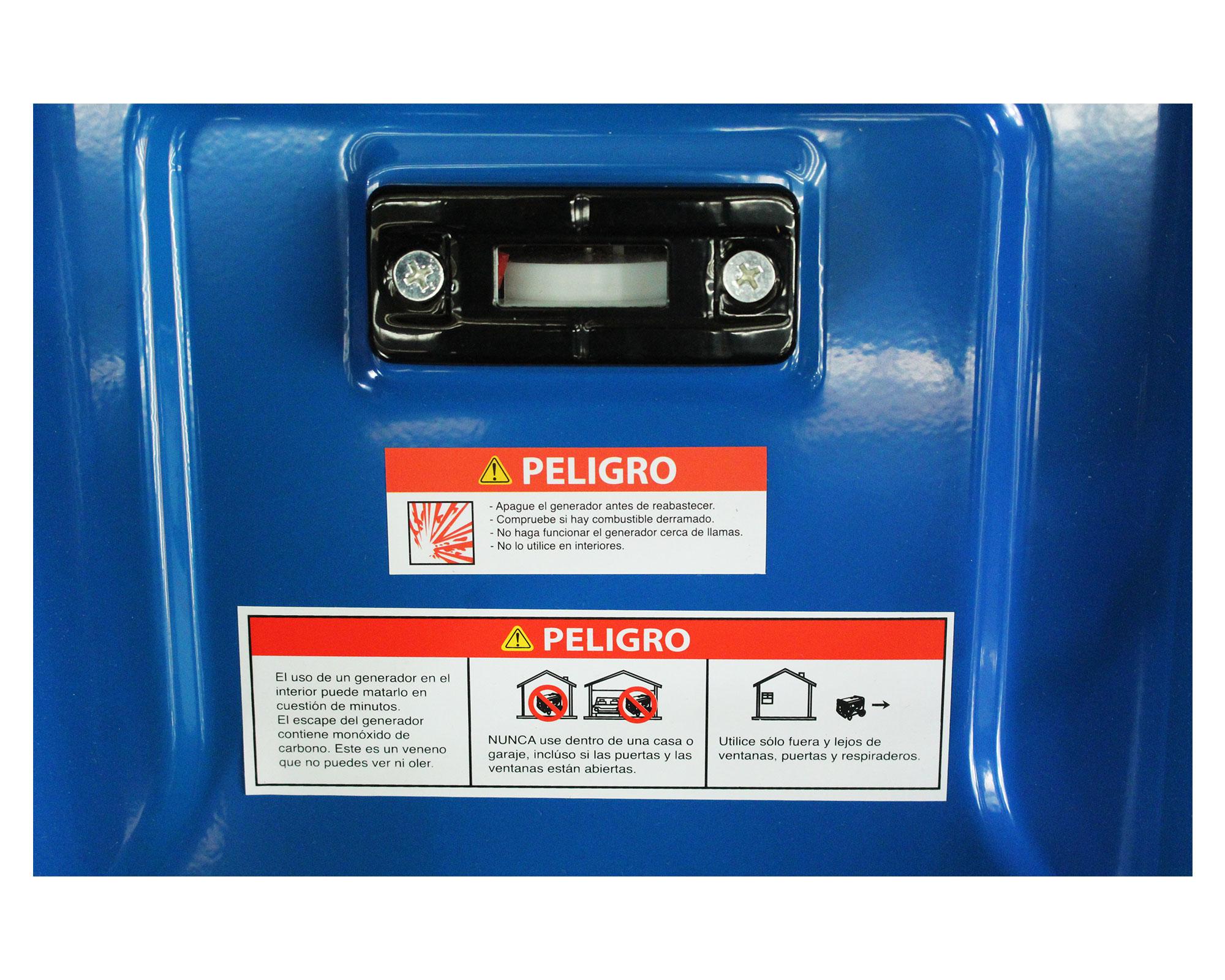 Generador eléctrico/manual gasolina 5000W 25lt 82HYG7750E Hyundai-8