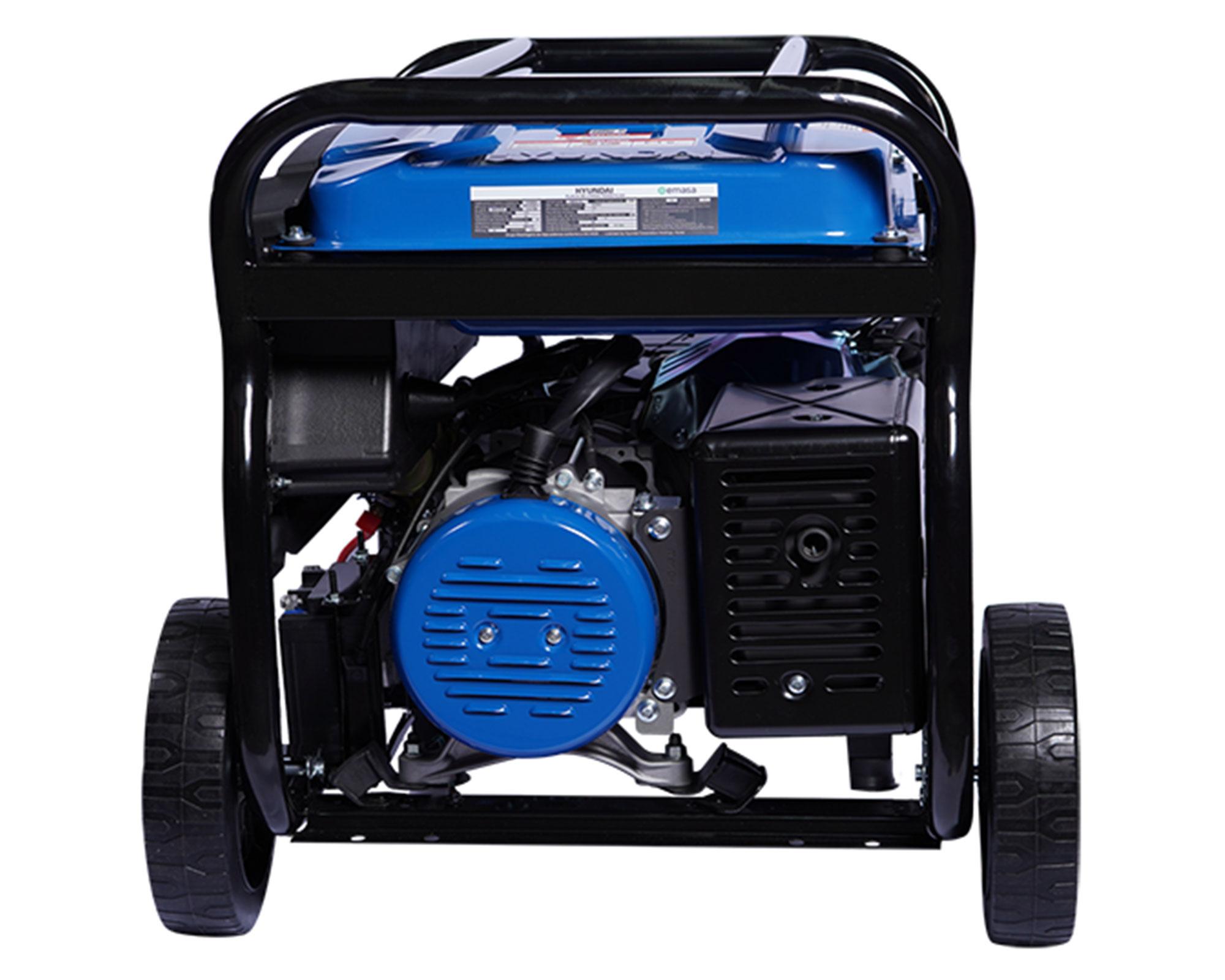 Generador eléctrico/manual gasolina 5000W 25lt 82HYG7750E Hyundai-2