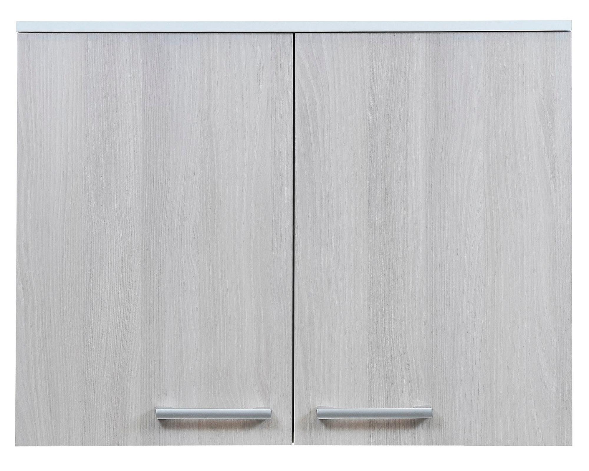 Mueble mural 80 cm blanco/acacia Mobikit-7