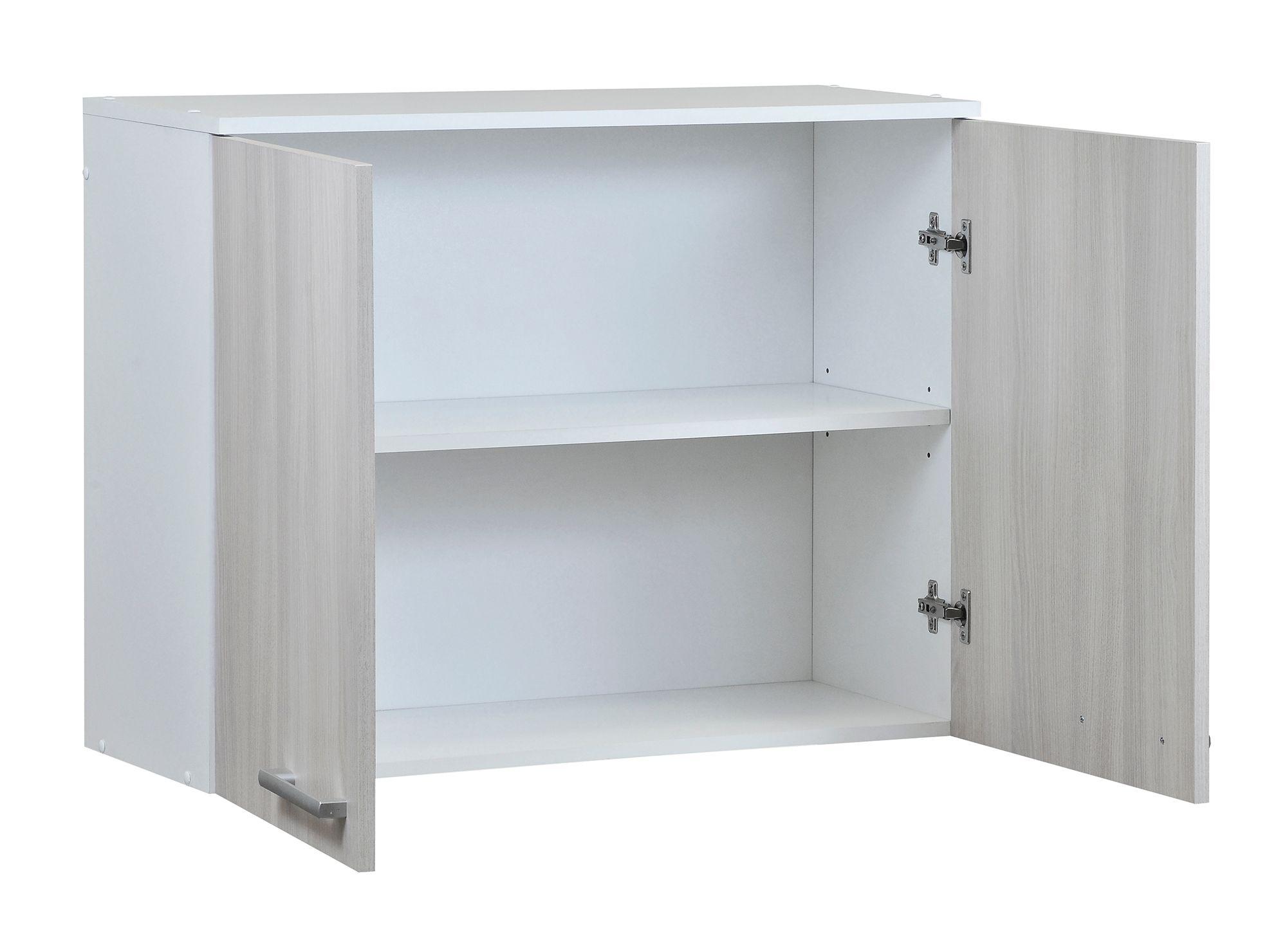 Mueble mural 80 cm blanco/acacia Mobikit-3