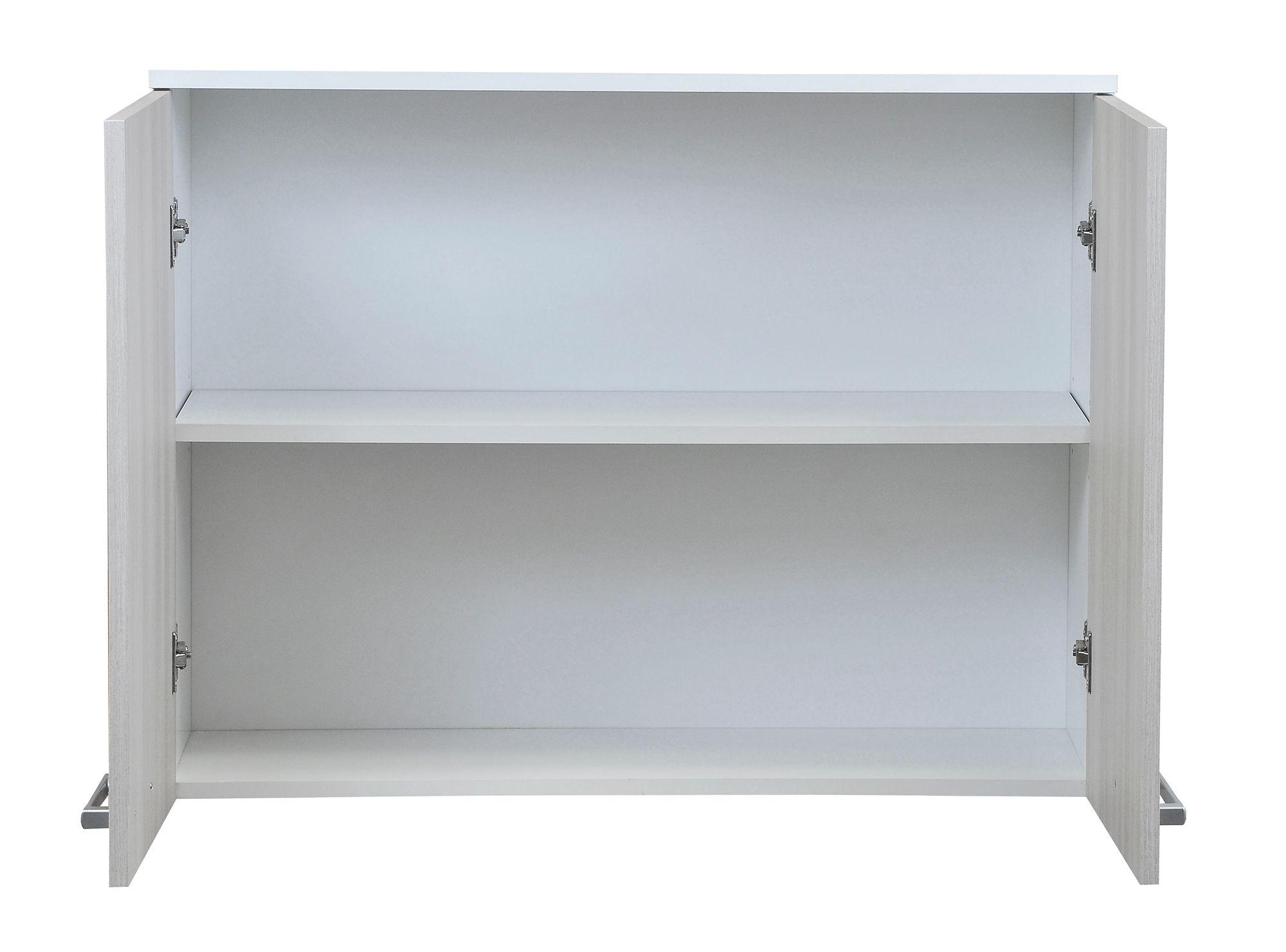 Mueble mural 80 cm blanco/acacia Mobikit-2