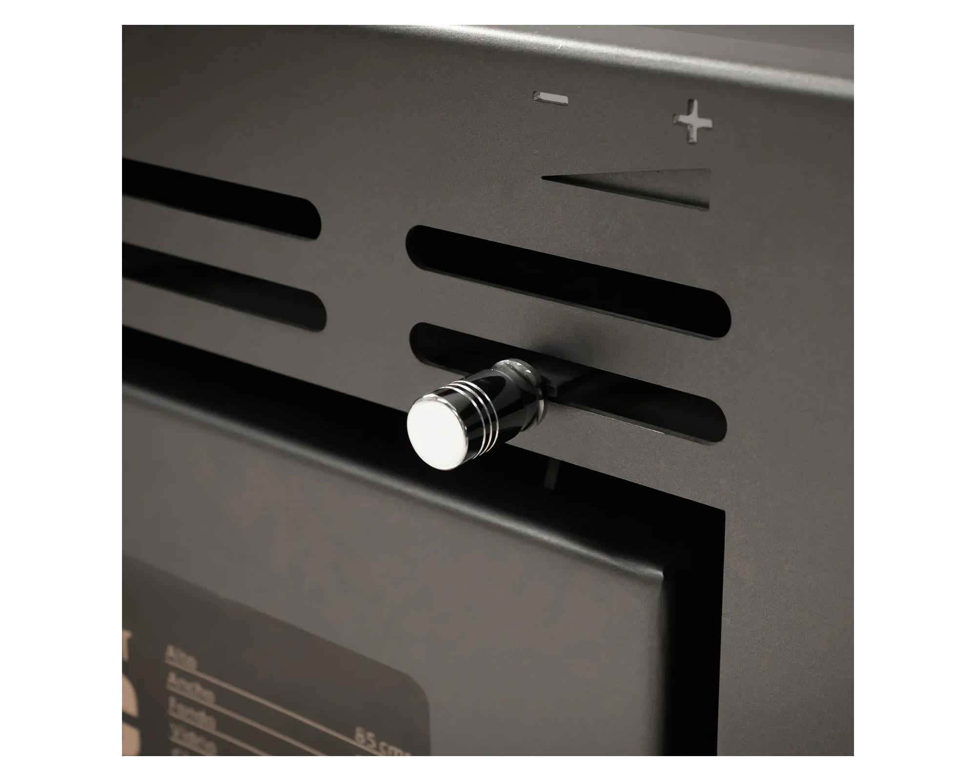 Estufa a leña 26700W Mont Blanc gris charcoal Alcazar-3