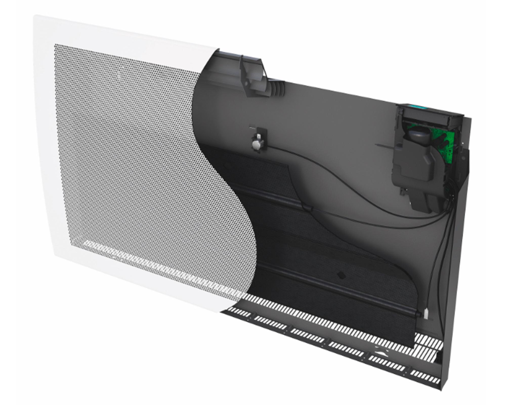 Estufa eléctrica Solius 1000W blanco-2