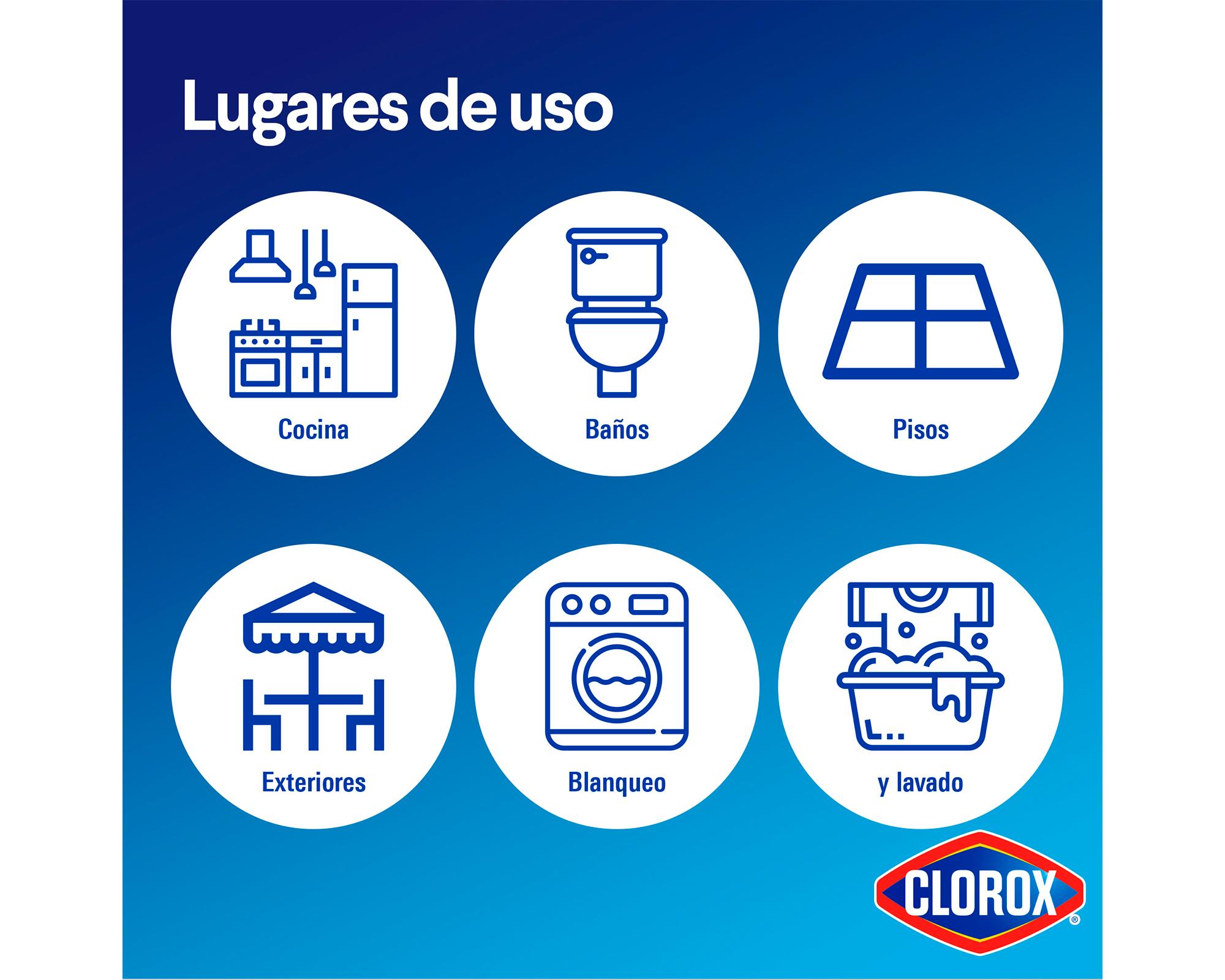 Cloro 4 litros tradicional Clorox-2