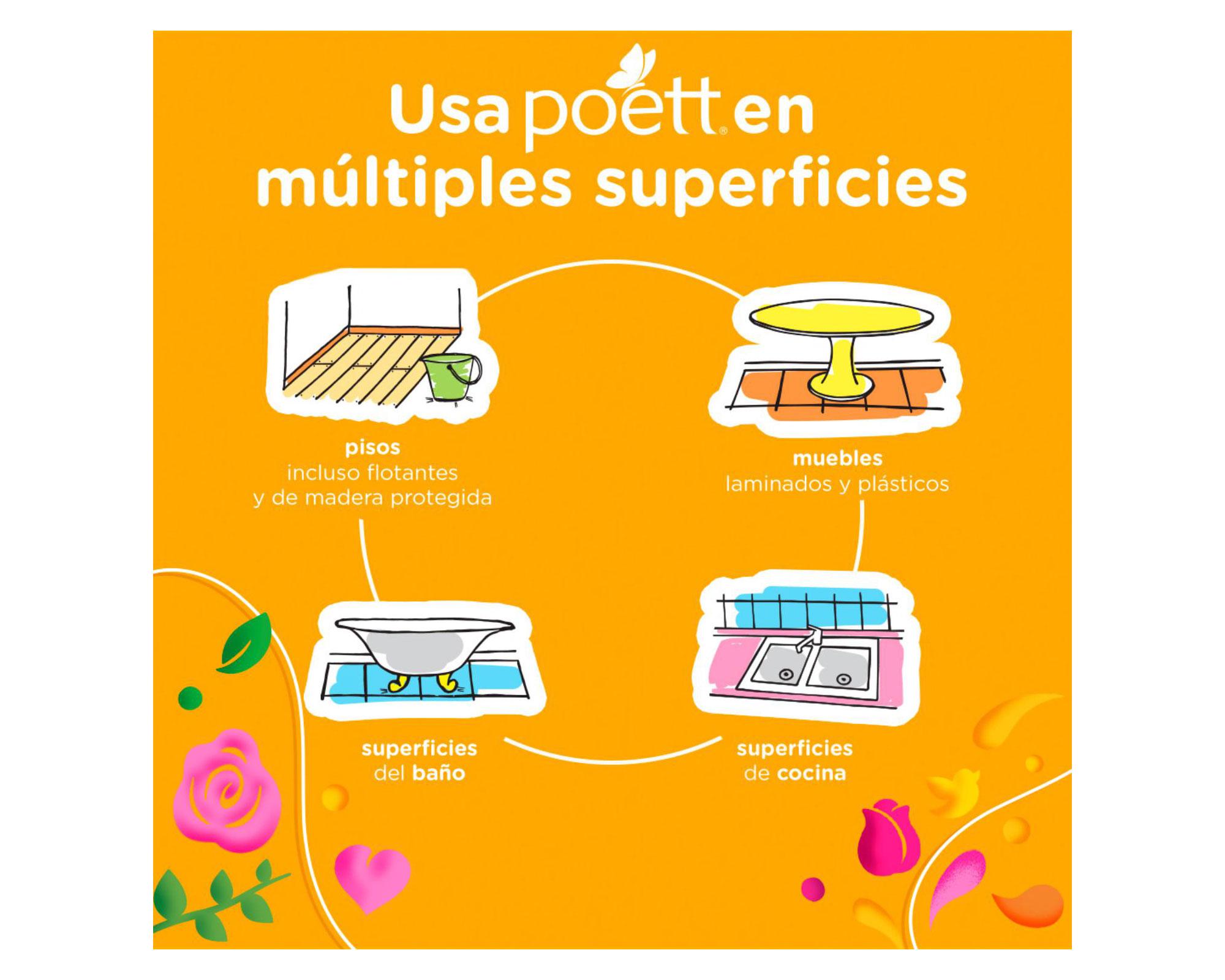 Desinfectante líquido Flores de Primavera 4 lt-5