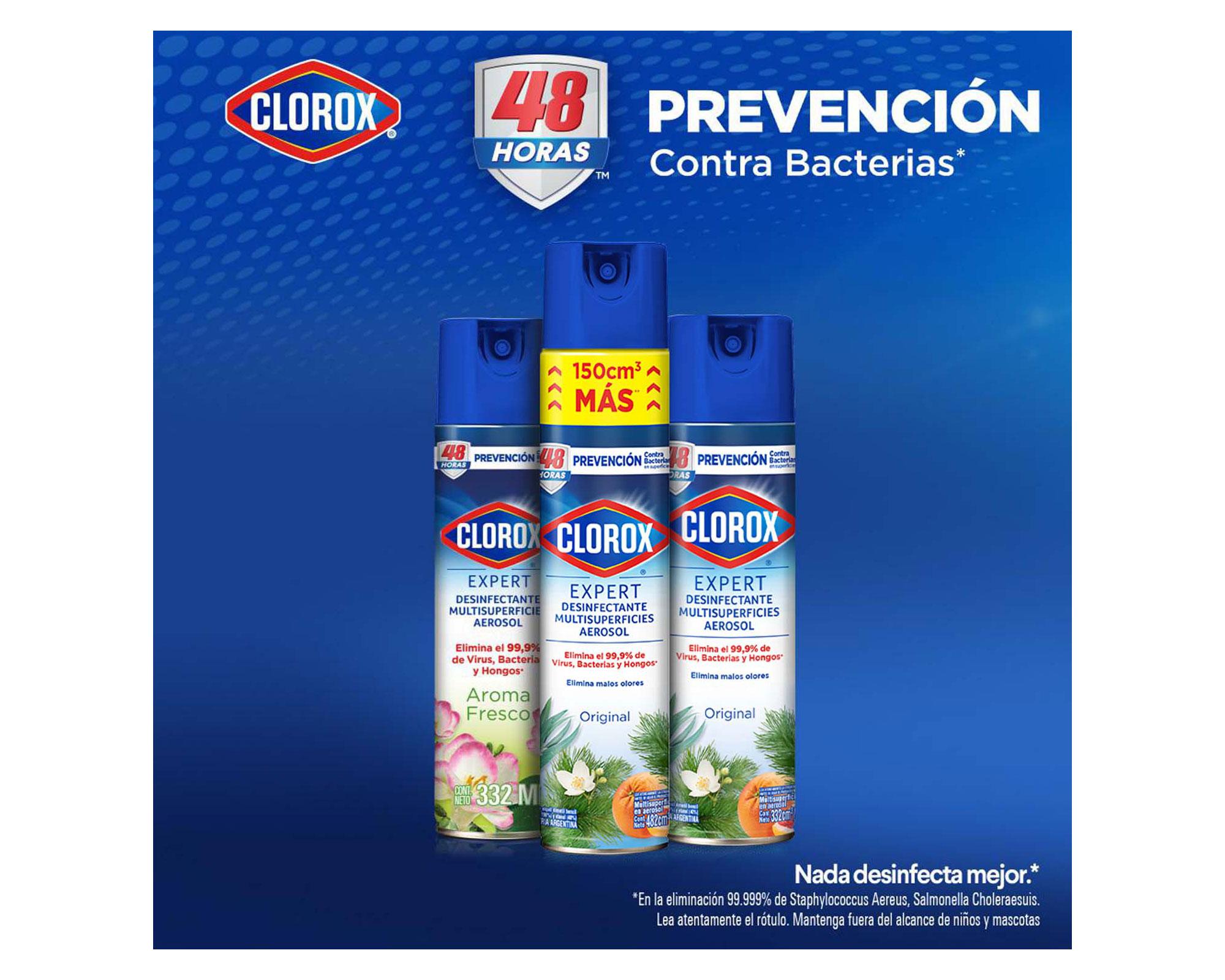 Limpiador dual spray 332 ml azul Clorox-2