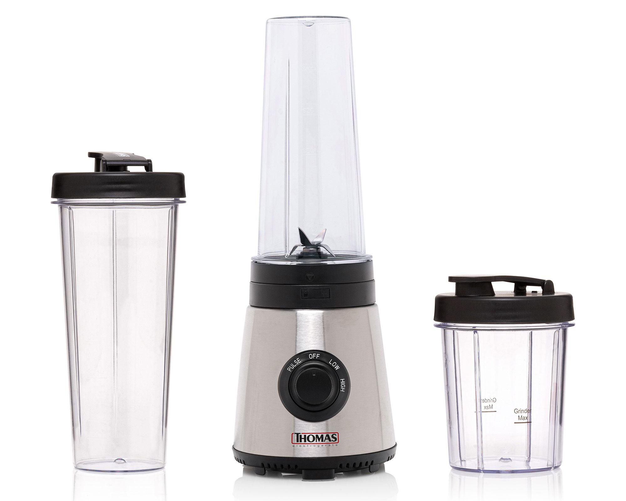 Licuadora personal 600 ml Blender TH-300PB cromo Thomas-0