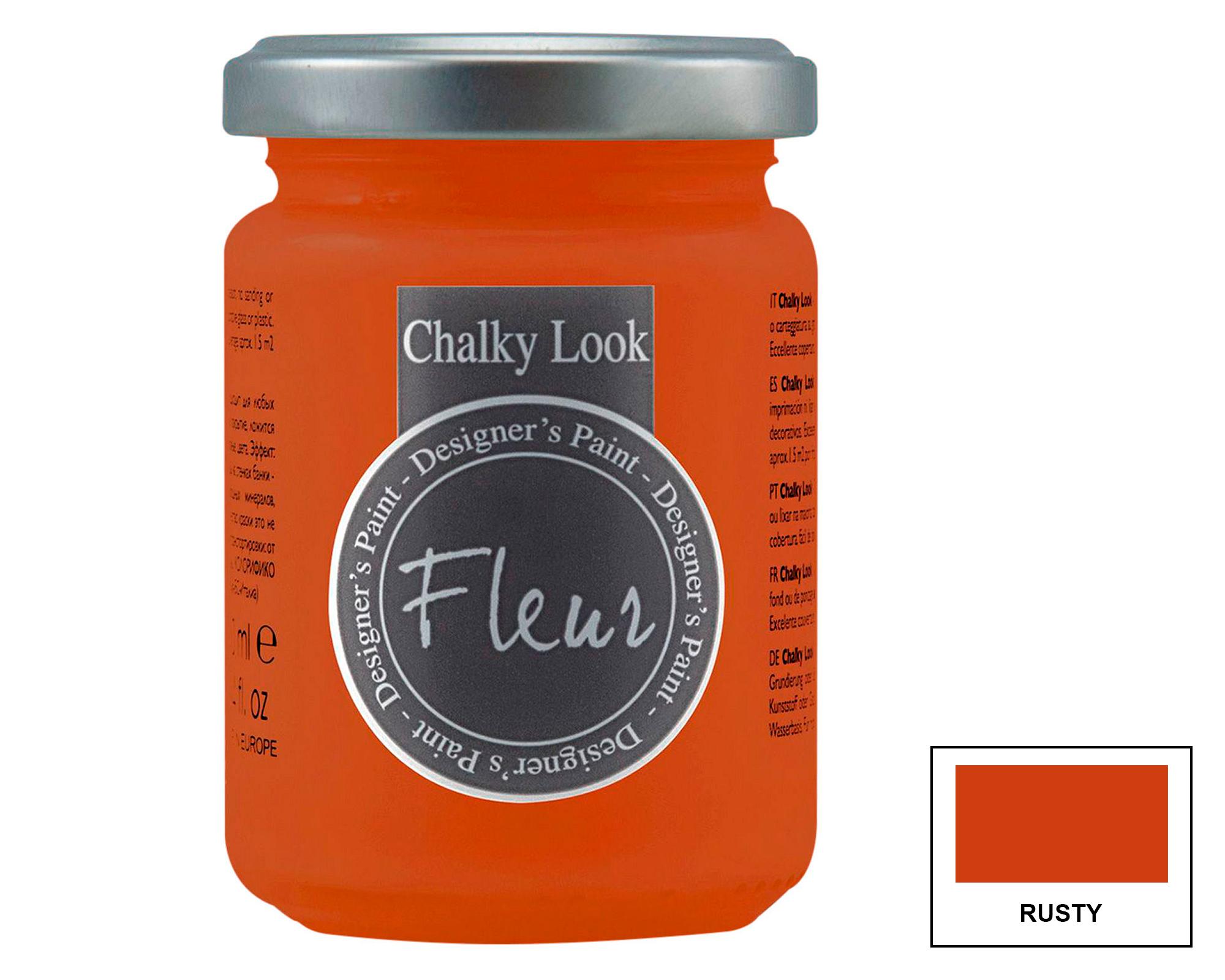 Pintura 130 ml Chalky look rusty mate Fleur-0