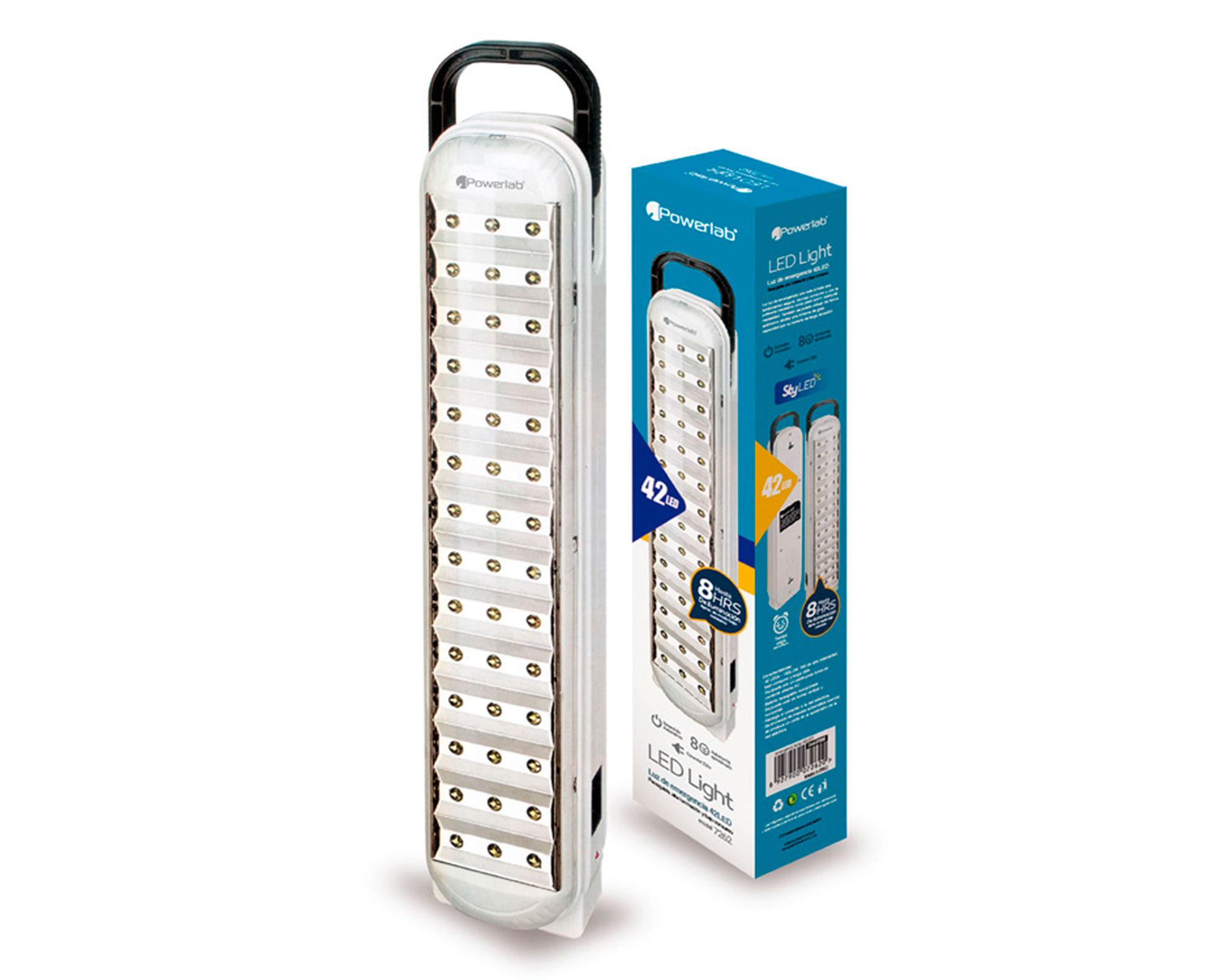 Lámpara de emergencia 42 LED 8 horas Powerlab-3