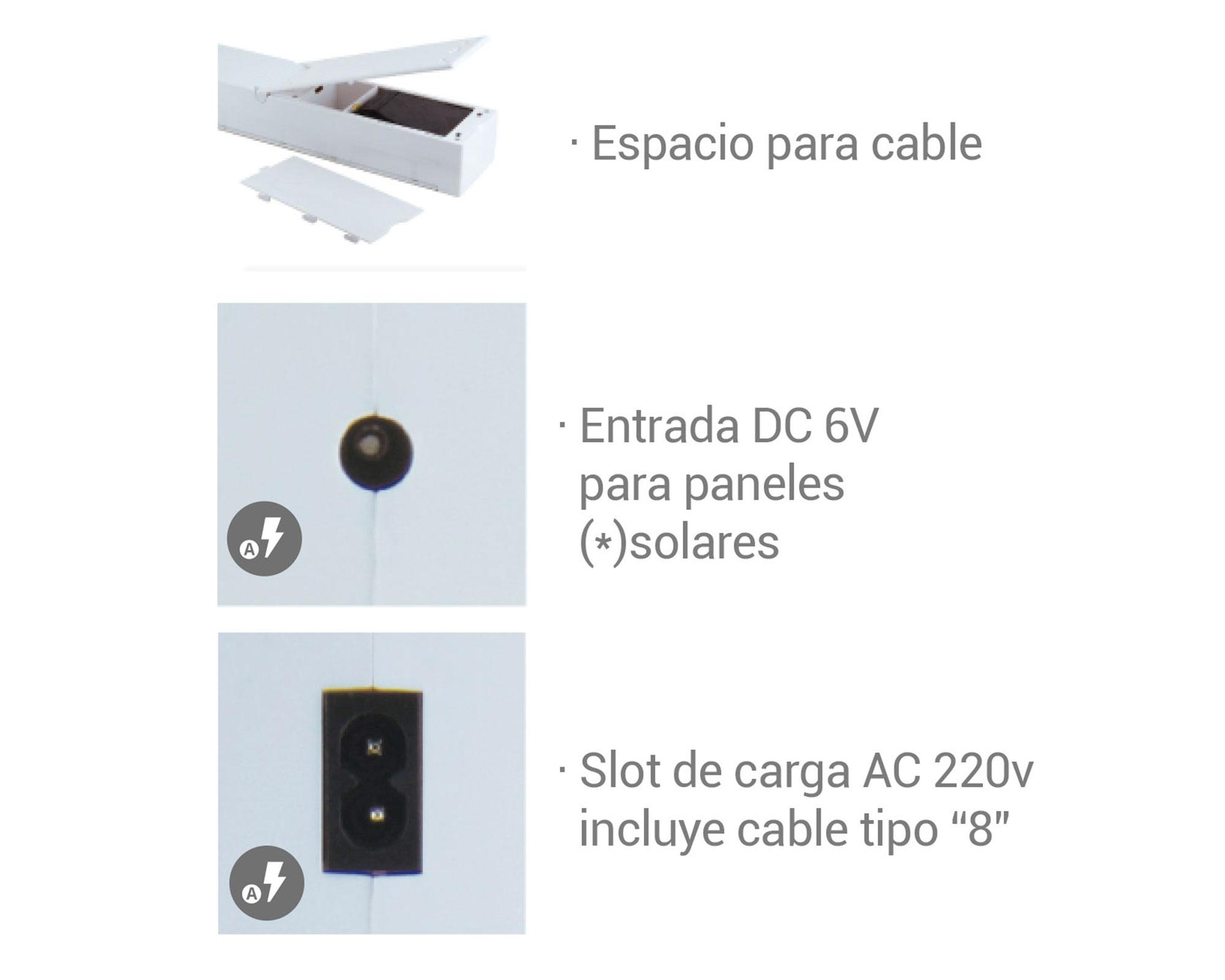 Lámpara de emergencia 160 LED USB 24 horas Powerlab-4