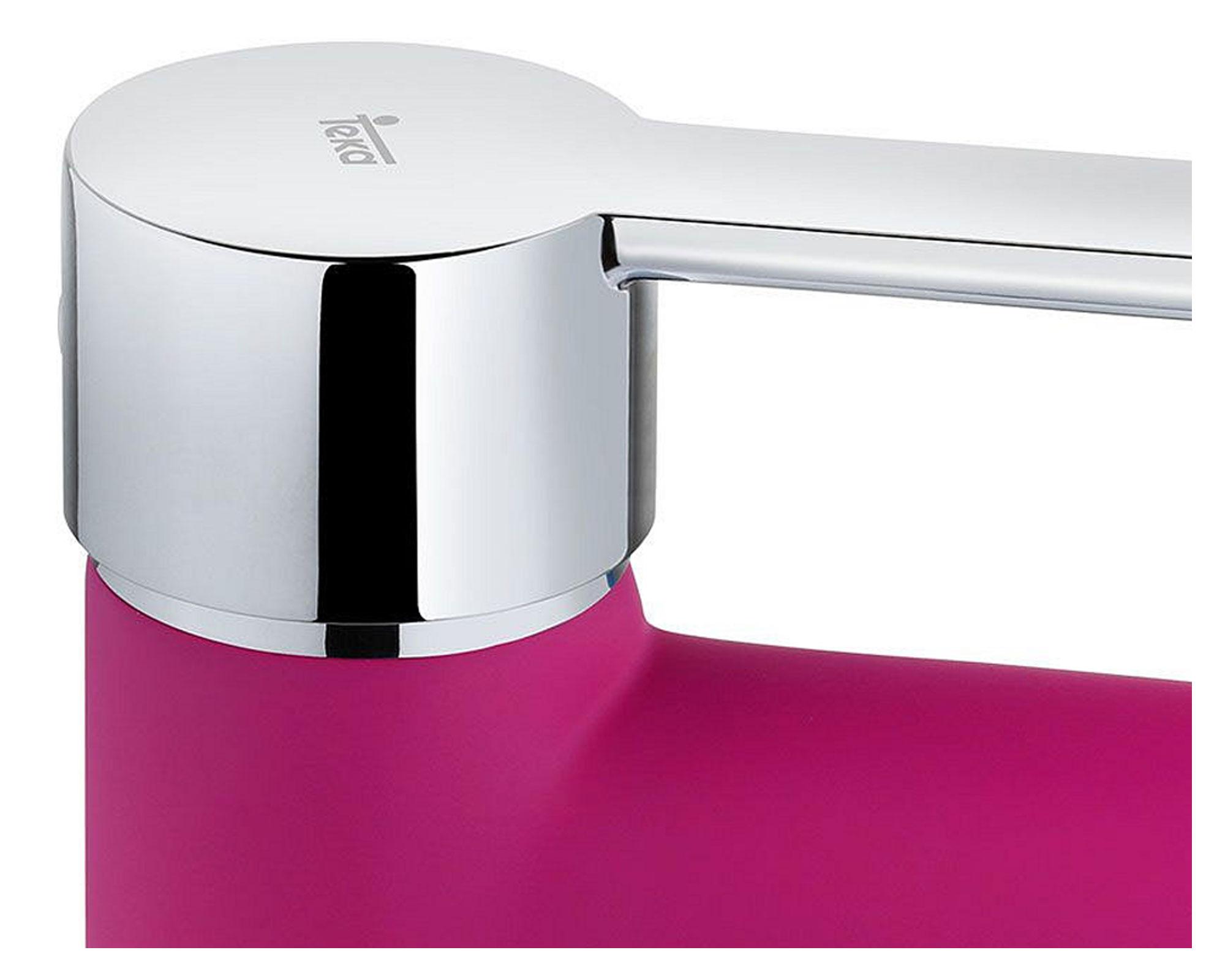 Monomando lavamanos Inca fashion rosado Teka-1