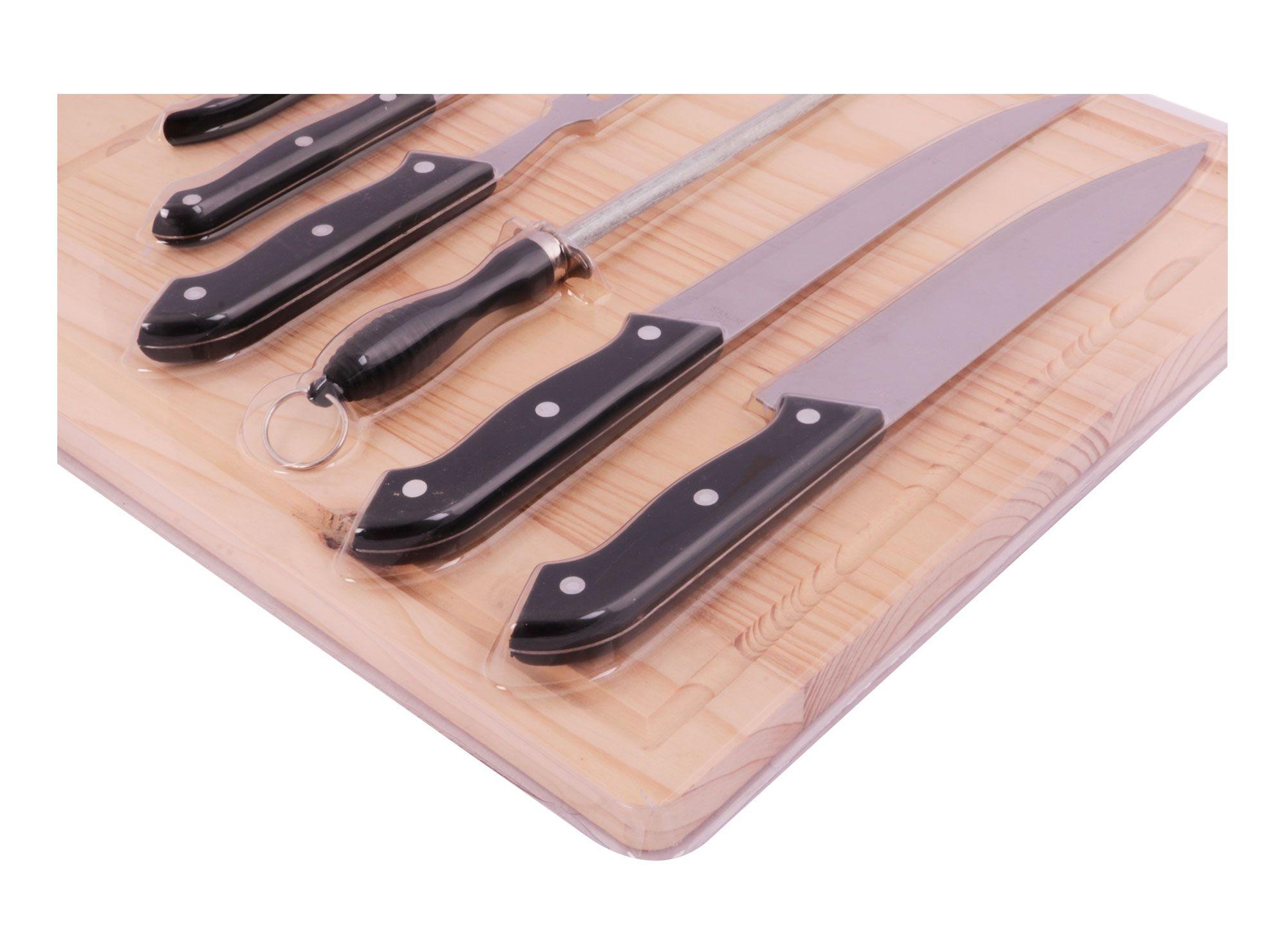 Set parrillero 6 piezas + tabla Beef Maker-2