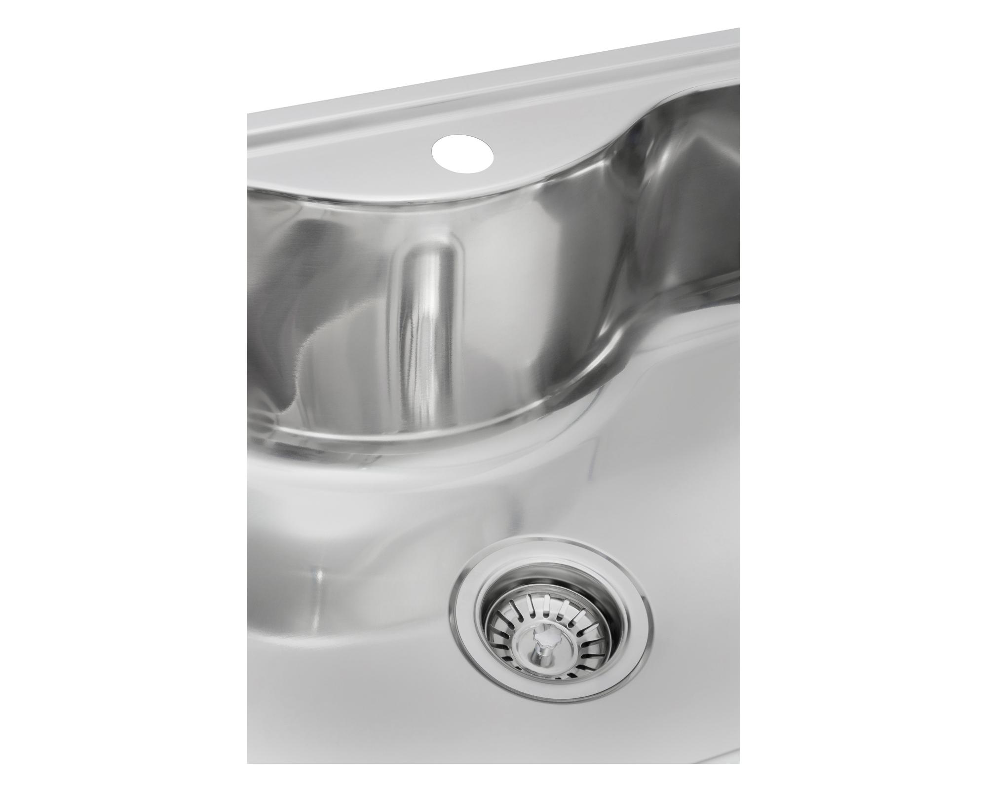 Lavaplatos Bahía 1C inox 22x80x50 cm-3