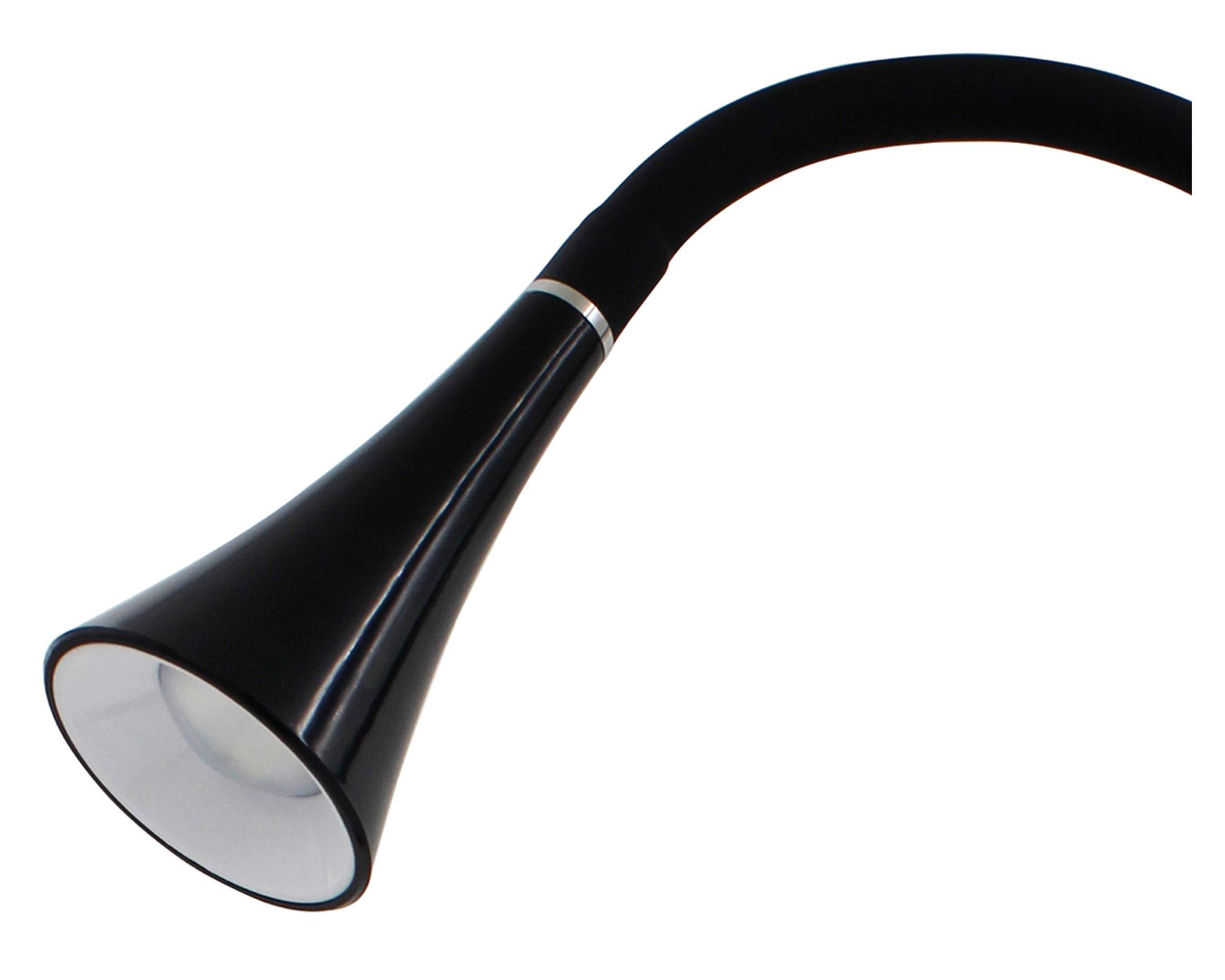 Lámpara escritorio LED 1L Kira negro Abitare-1