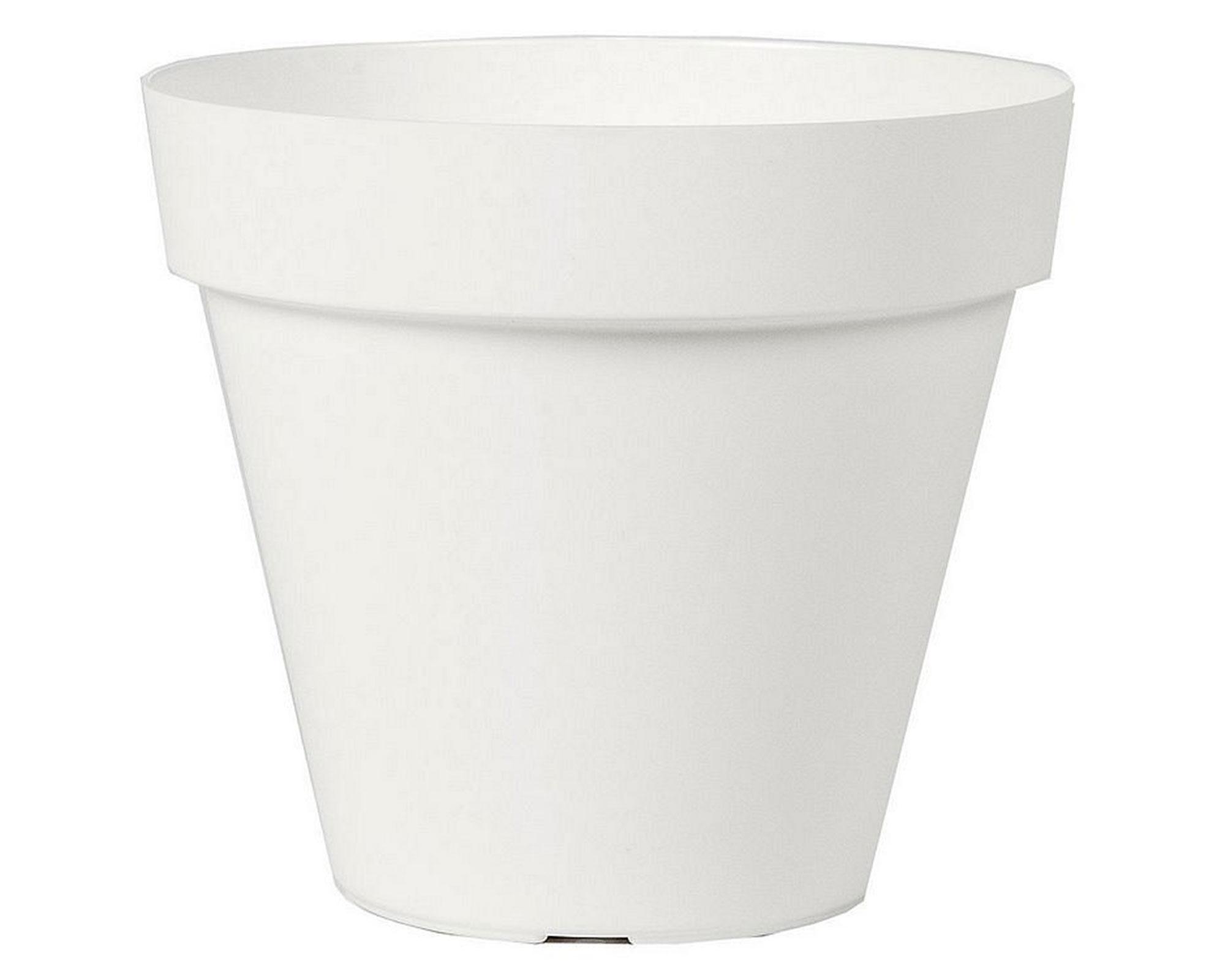 Macetero 18 cm Capri blanco Outzen-1