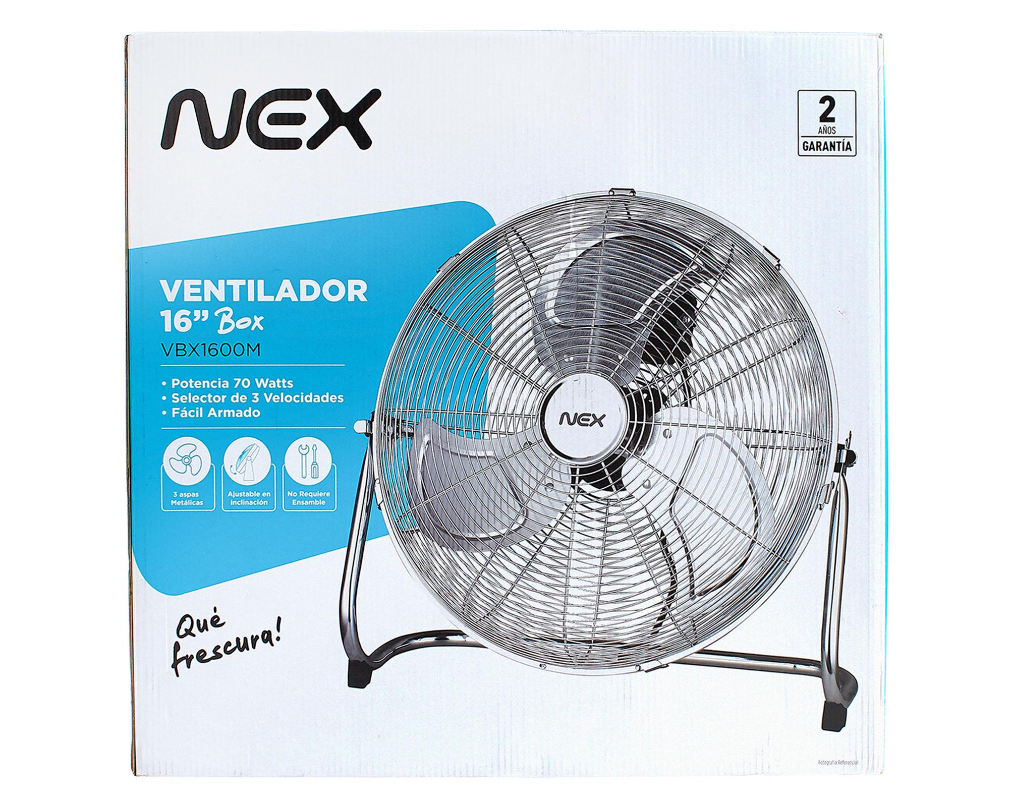 Ventilador box 16'' VBX1600M metal Nex-4