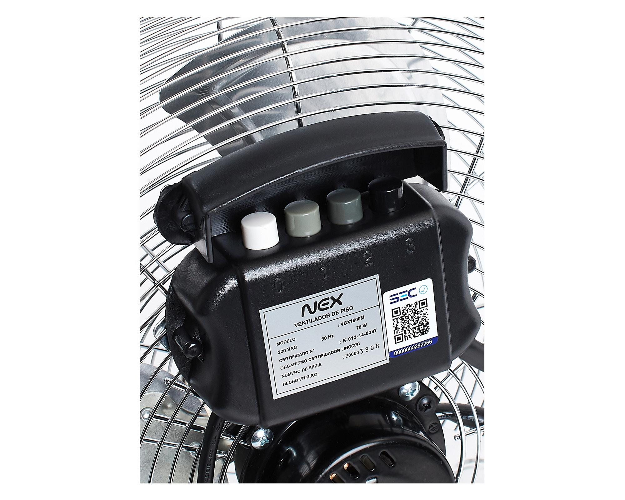 Ventilador box 16'' VBX1600M metal Nex-3