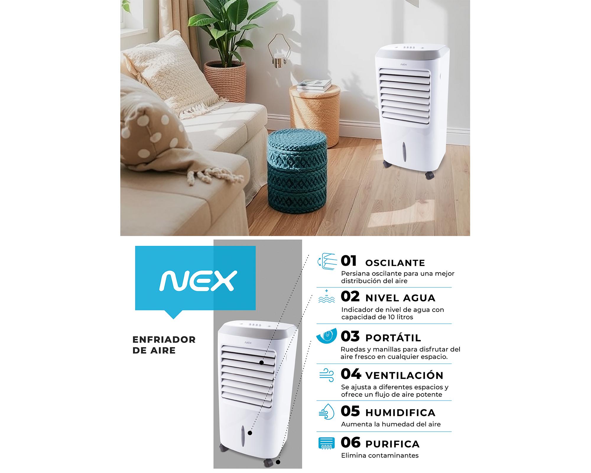 Enfriador de aire 3 en 1 70W ACH2300 sólo frío Nex-7