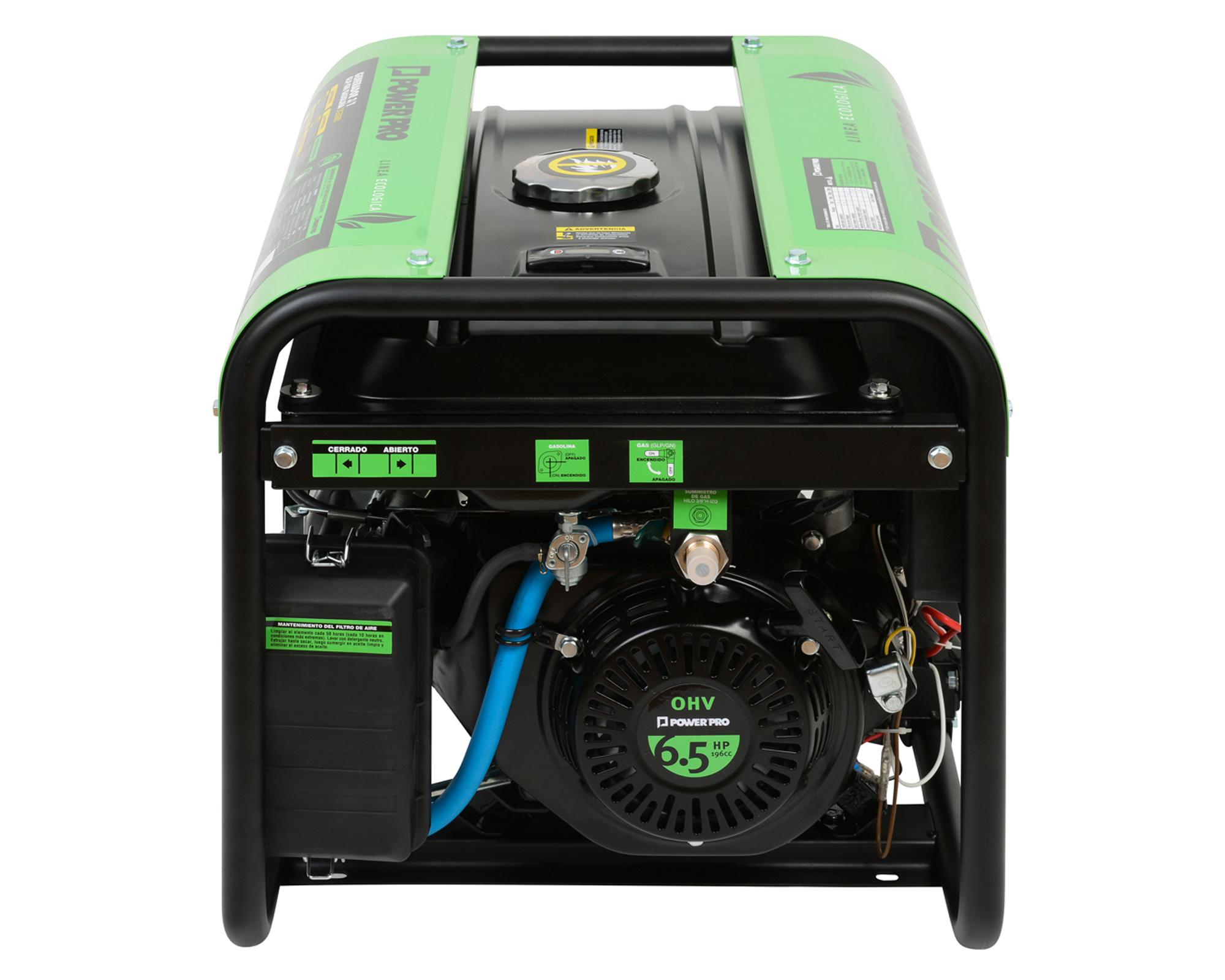 Generador eléctrico a gas/gasolina 2800W DG3000 Power Pro-2