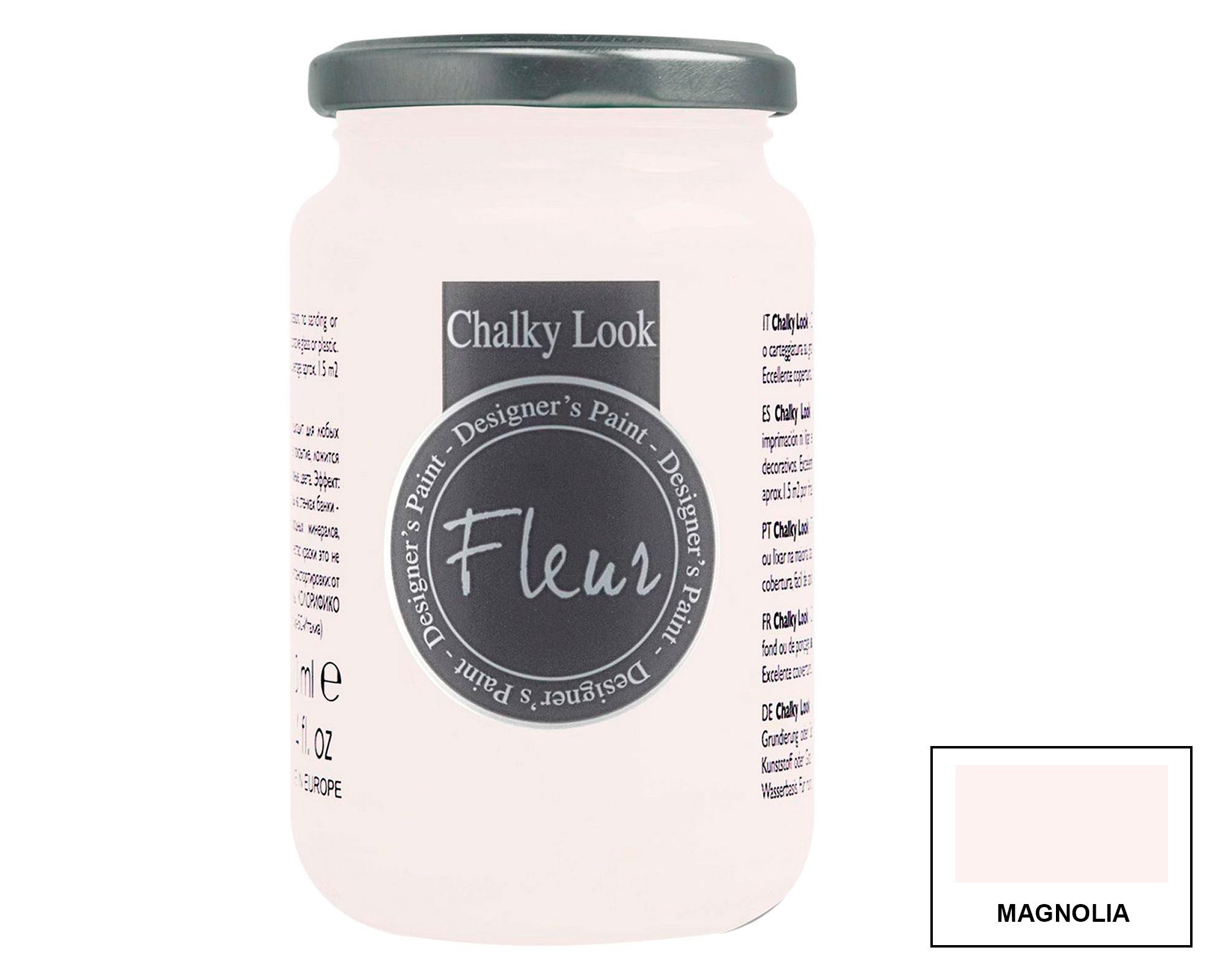 Pintura 330 ml Chalky look magnolia mate Fleur-0