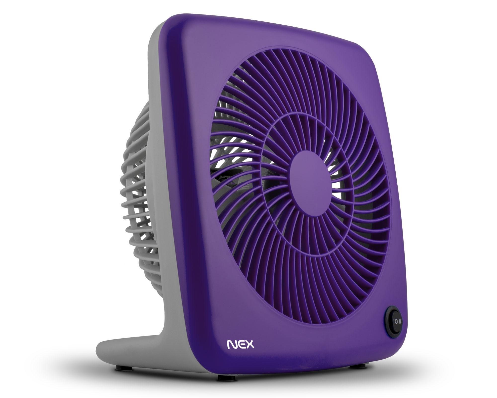 Ventilador 7'' Mini box purpura Nex-1