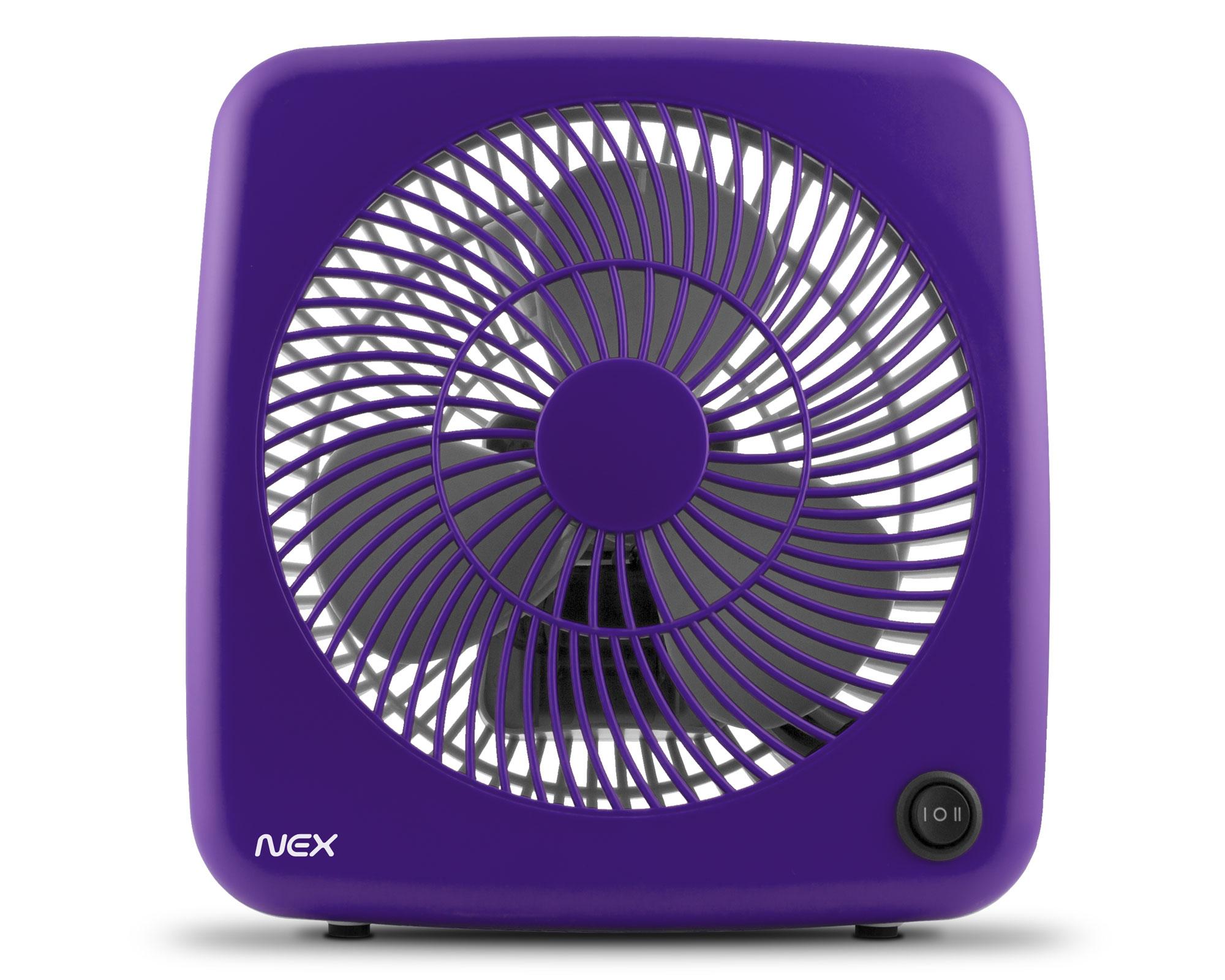 Ventilador 7'' Mini box purpura Nex-0